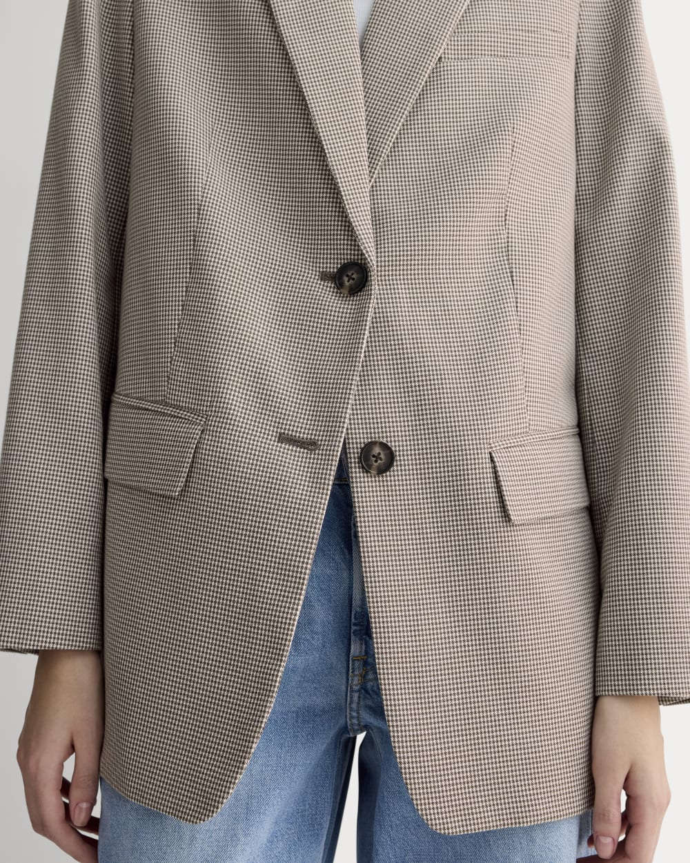 womens-tencel-oversized-blazer-deep-taupe-mini-gingham