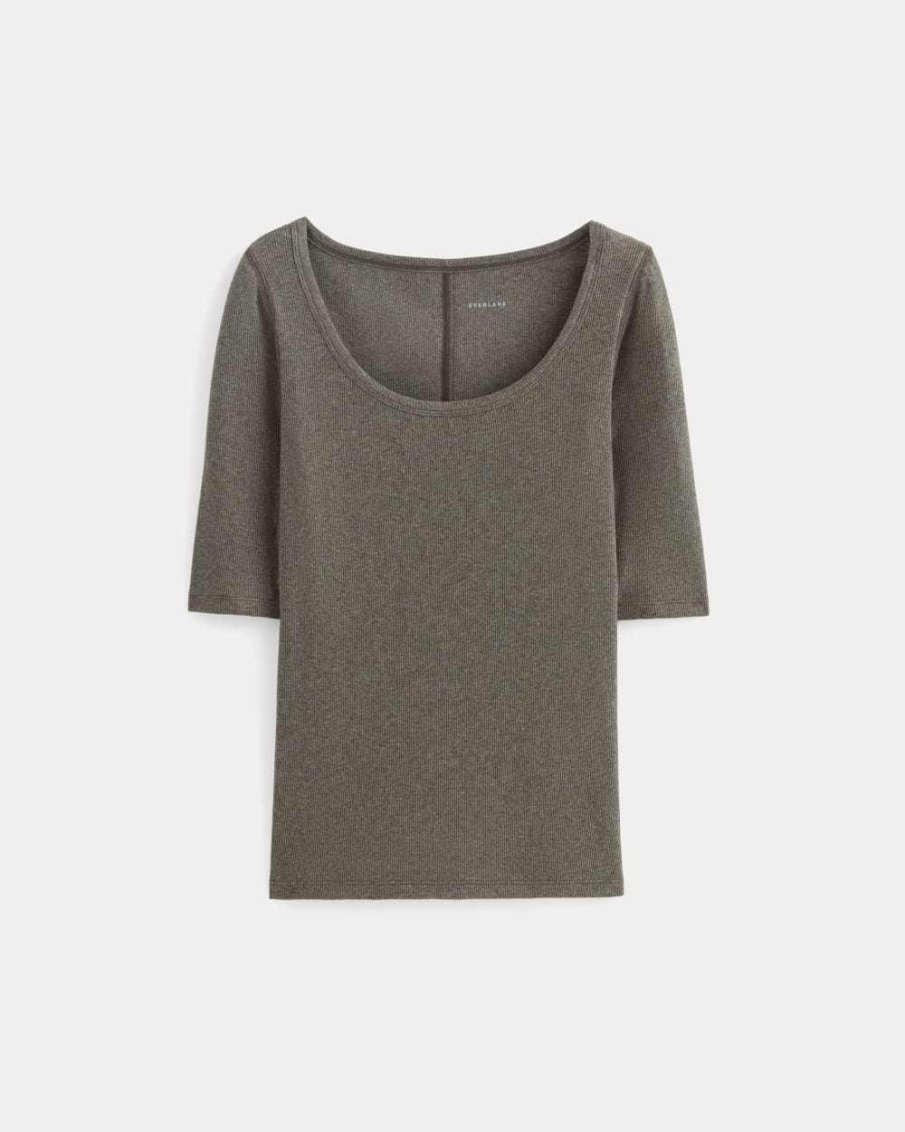 womens-supima-micro-rib-scoop-neck-tee-heathered-fatigue | alt