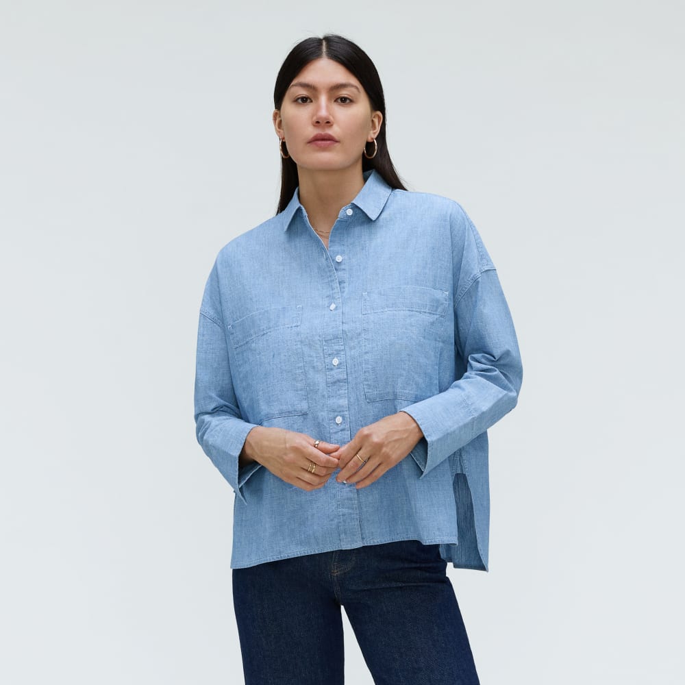 The Boxy Oxford | Mid ReChambray – Everlane