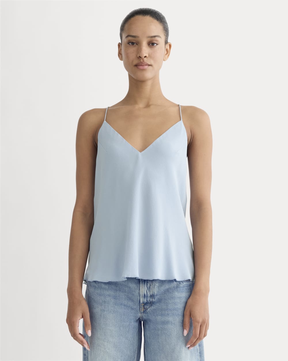 womens-tie-back-cami-in-washable-silk-soft-blue | primary