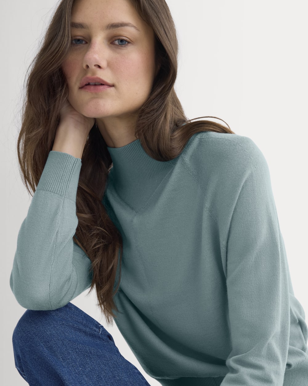 womens-mockneck-sweater-ultrafine-merino-gray-mist