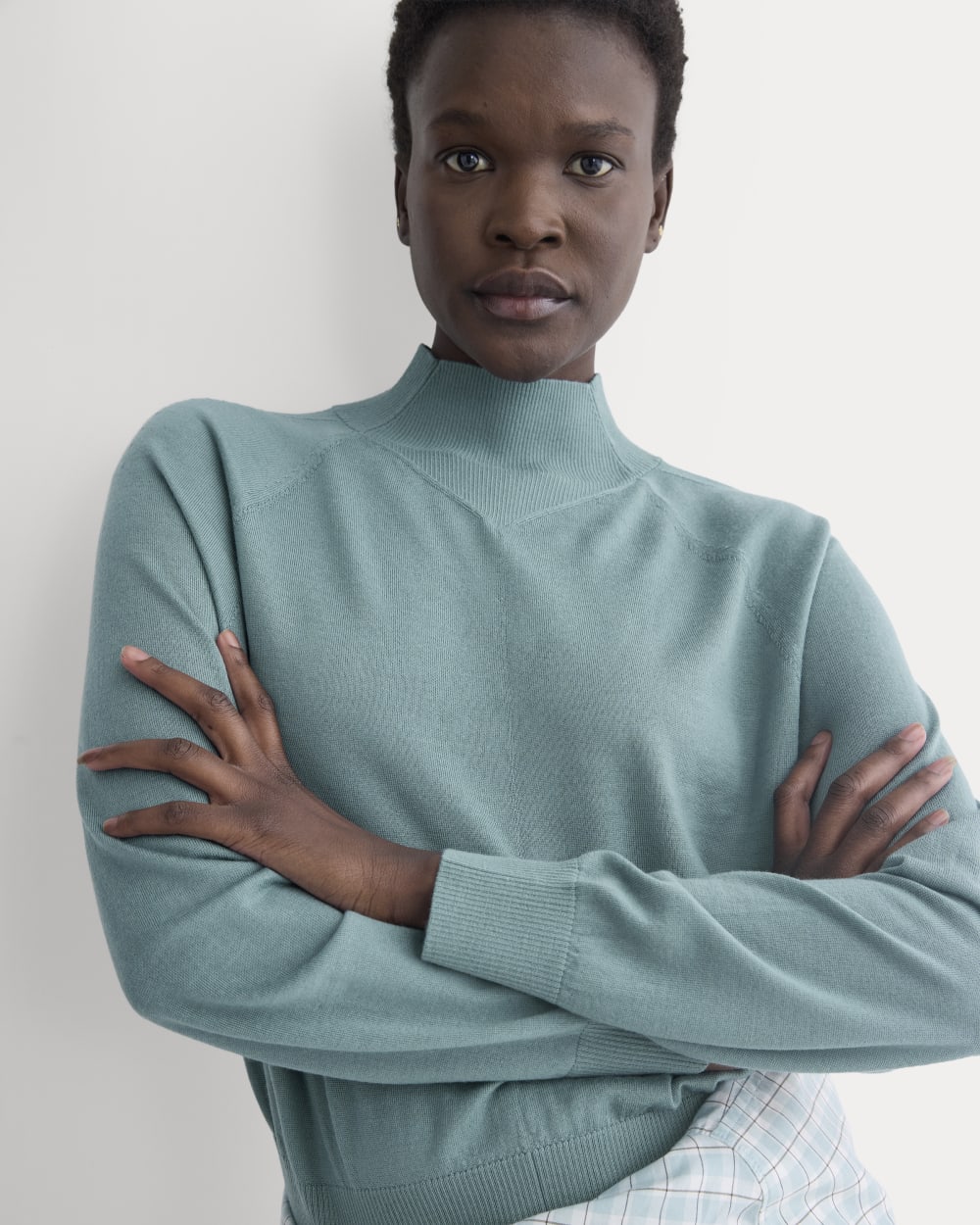 womens-mockneck-sweater-ultrafine-merino-gray-mist | primary