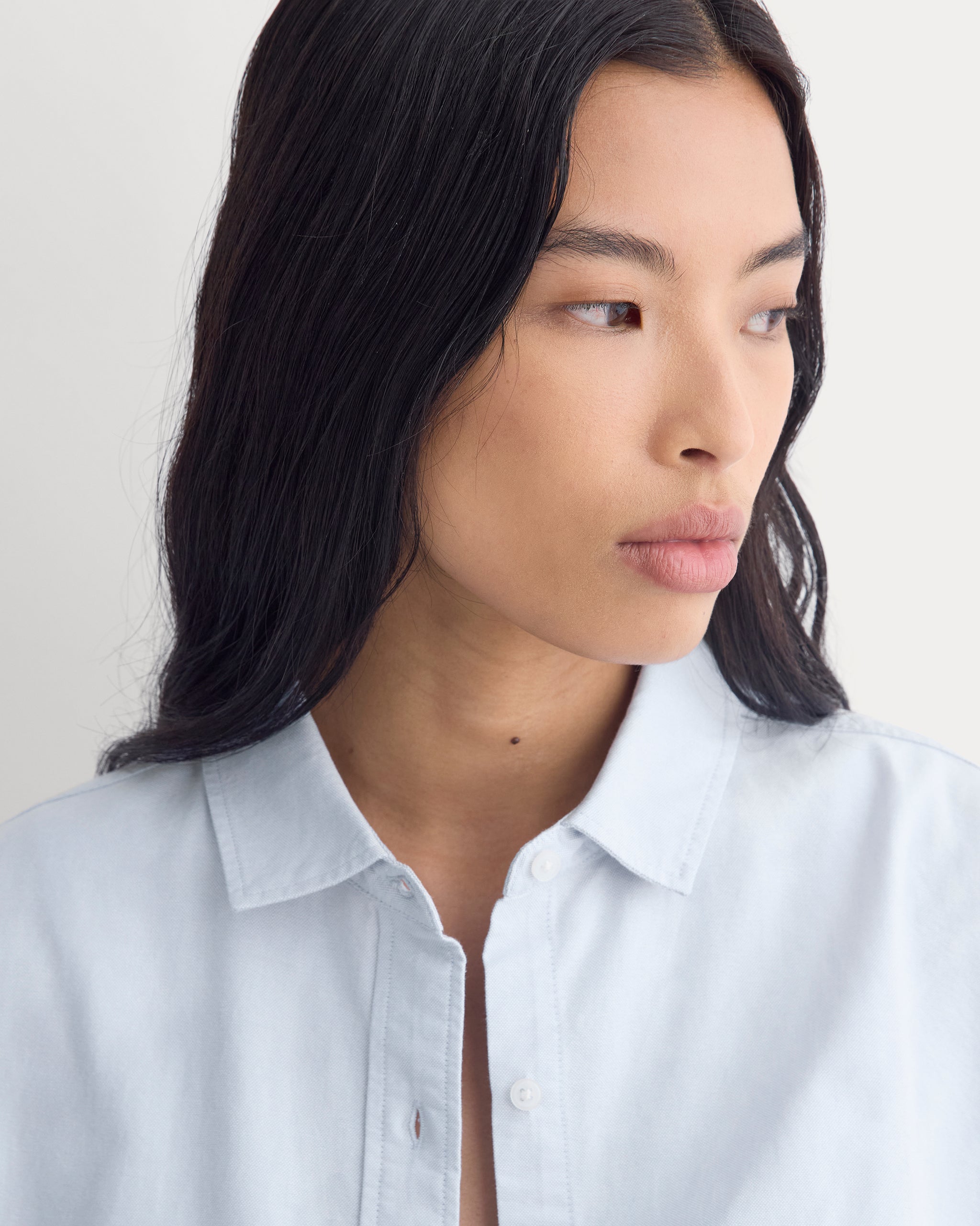 The Boxy Oxford | Light Blue
