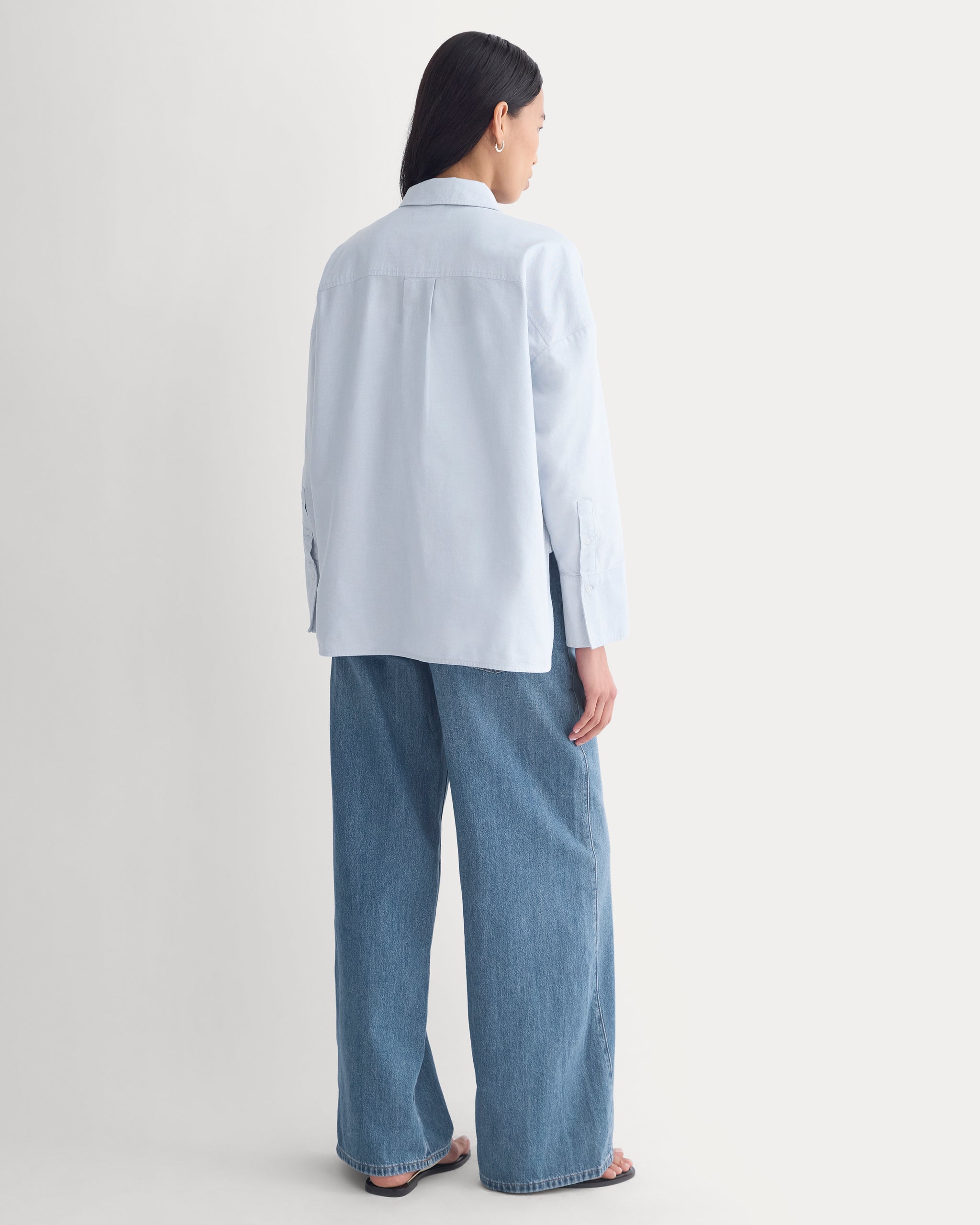 The Boxy Oxford | Light Blue