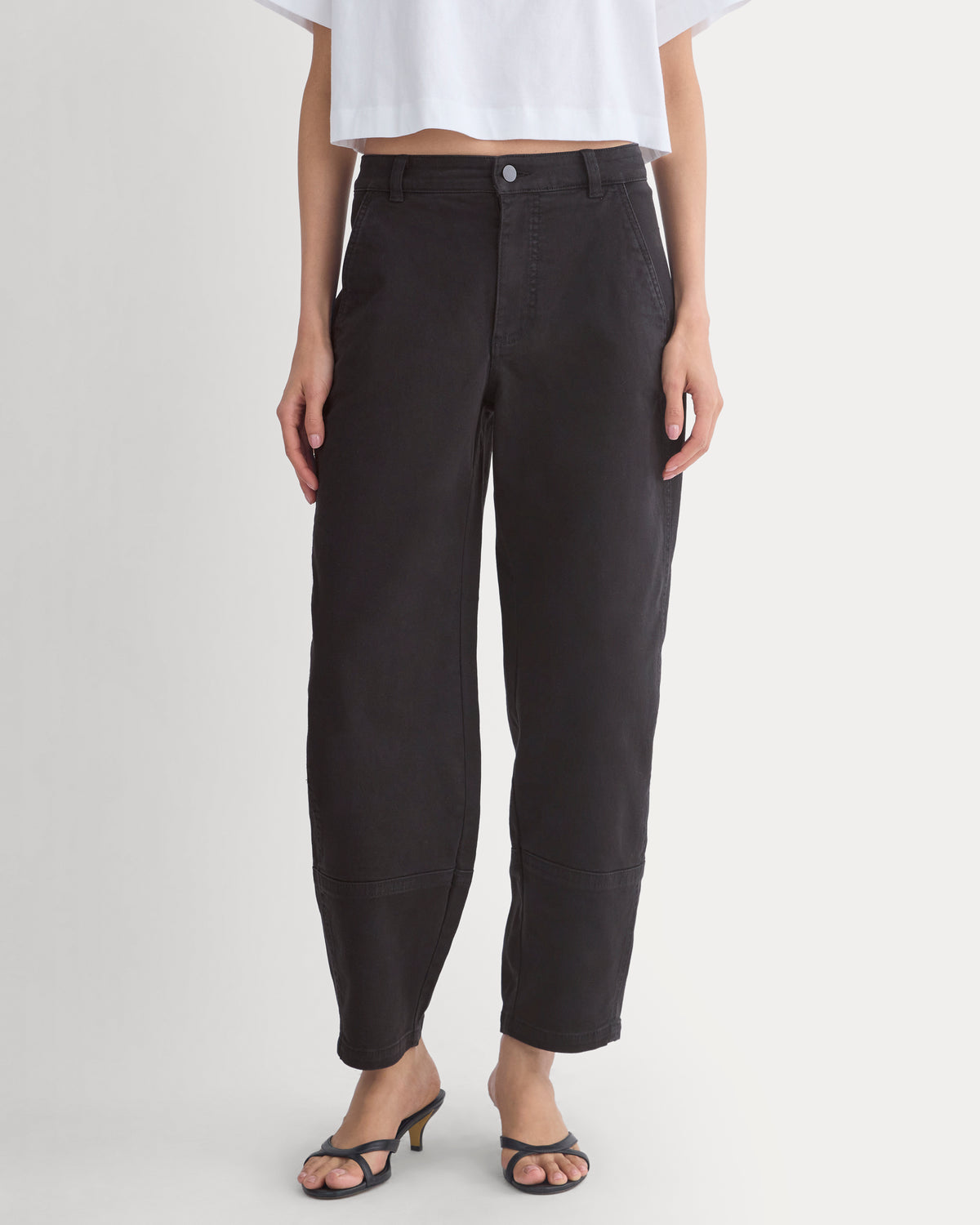 The Utility Barrel Pant | Black | Tall