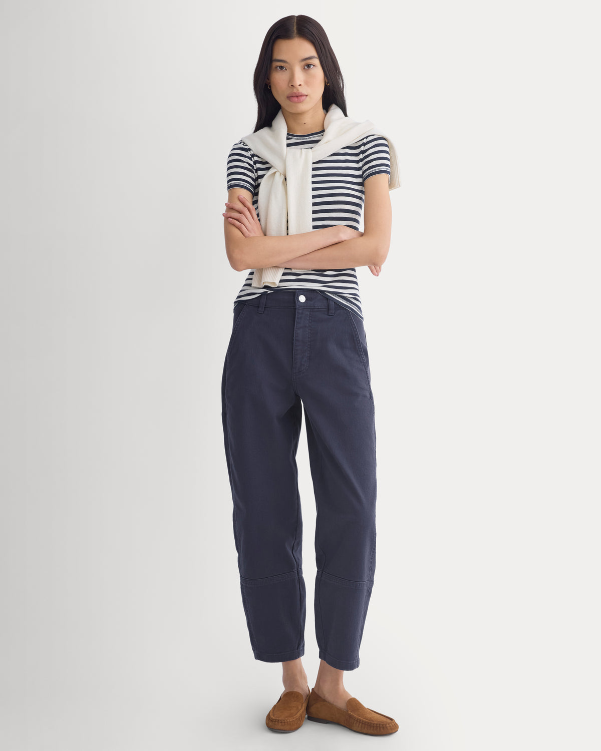 The Utility Barrel Pant | Navy | Regular