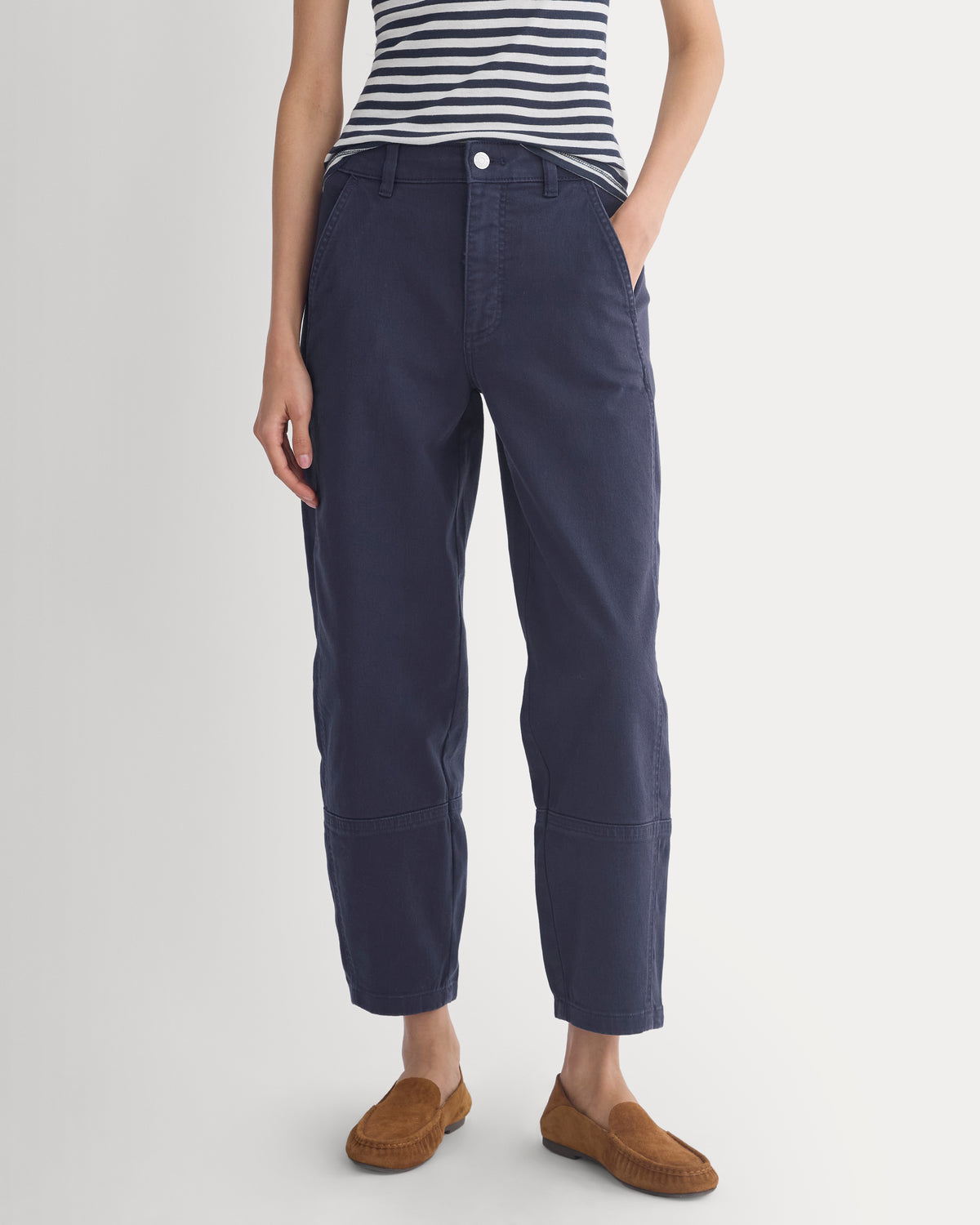 The Utility Barrel Pant | Navy | Regular