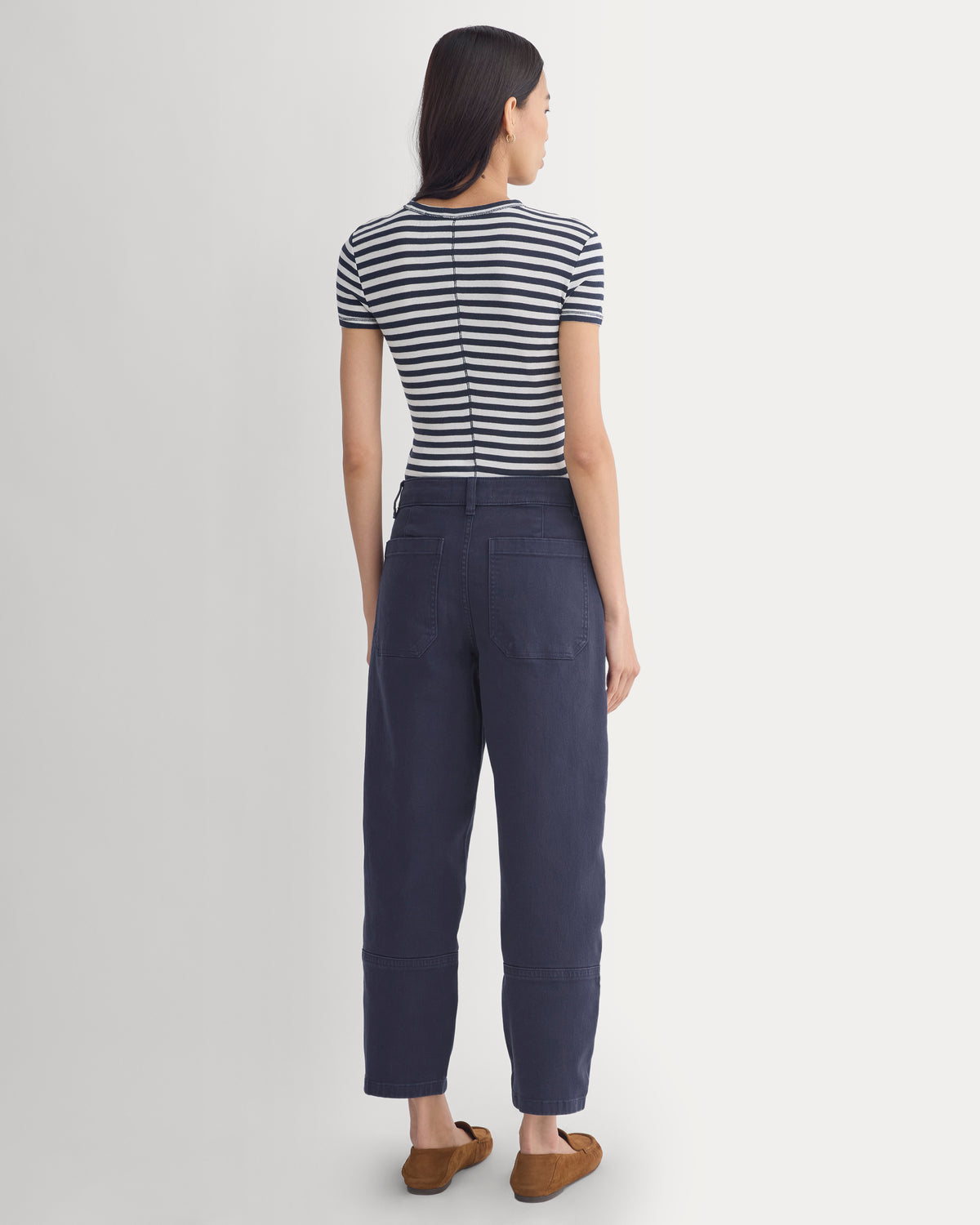 The Utility Barrel Pant | Navy | Regular