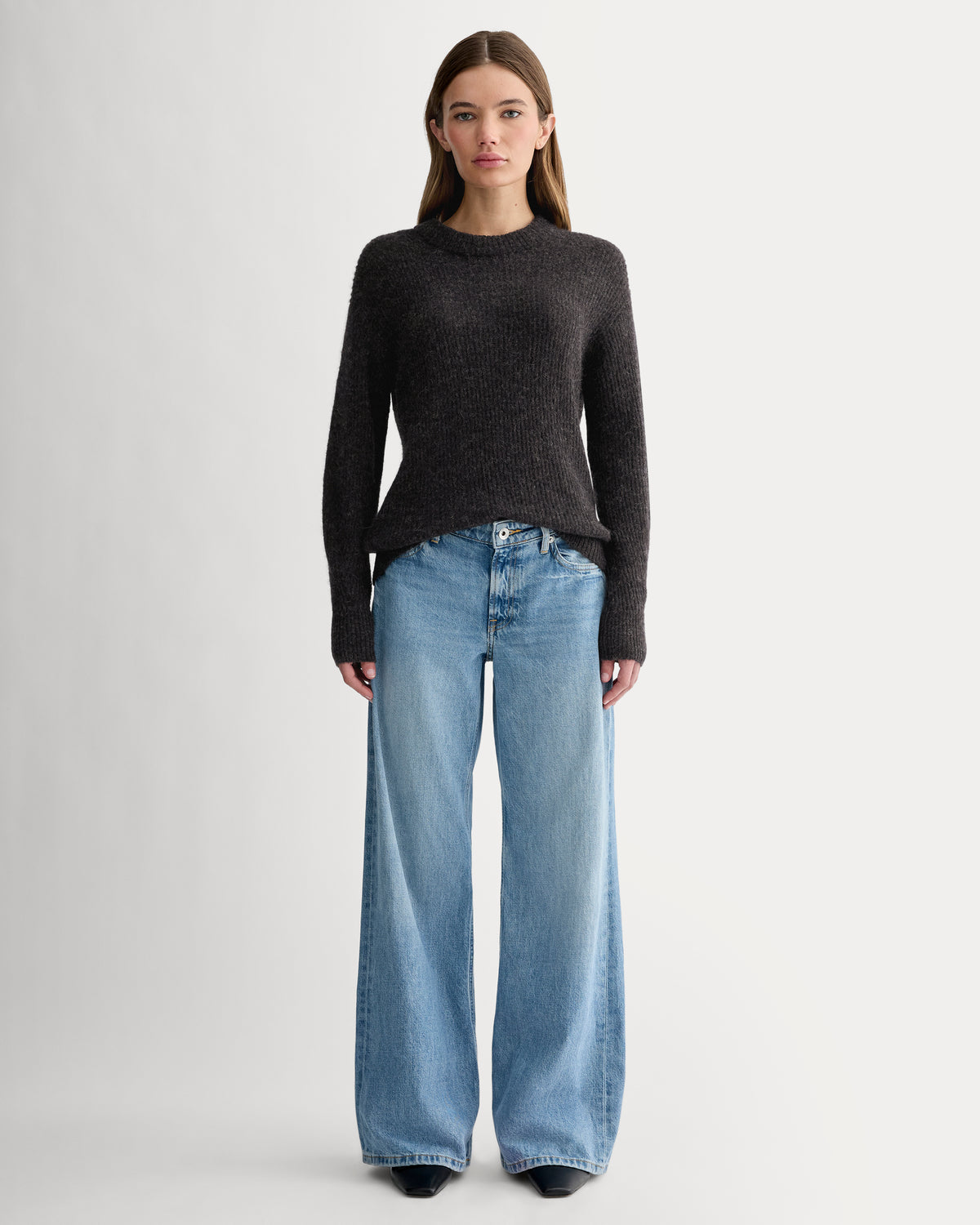 The Cocoon Crew in Alpaca | Heathered Black