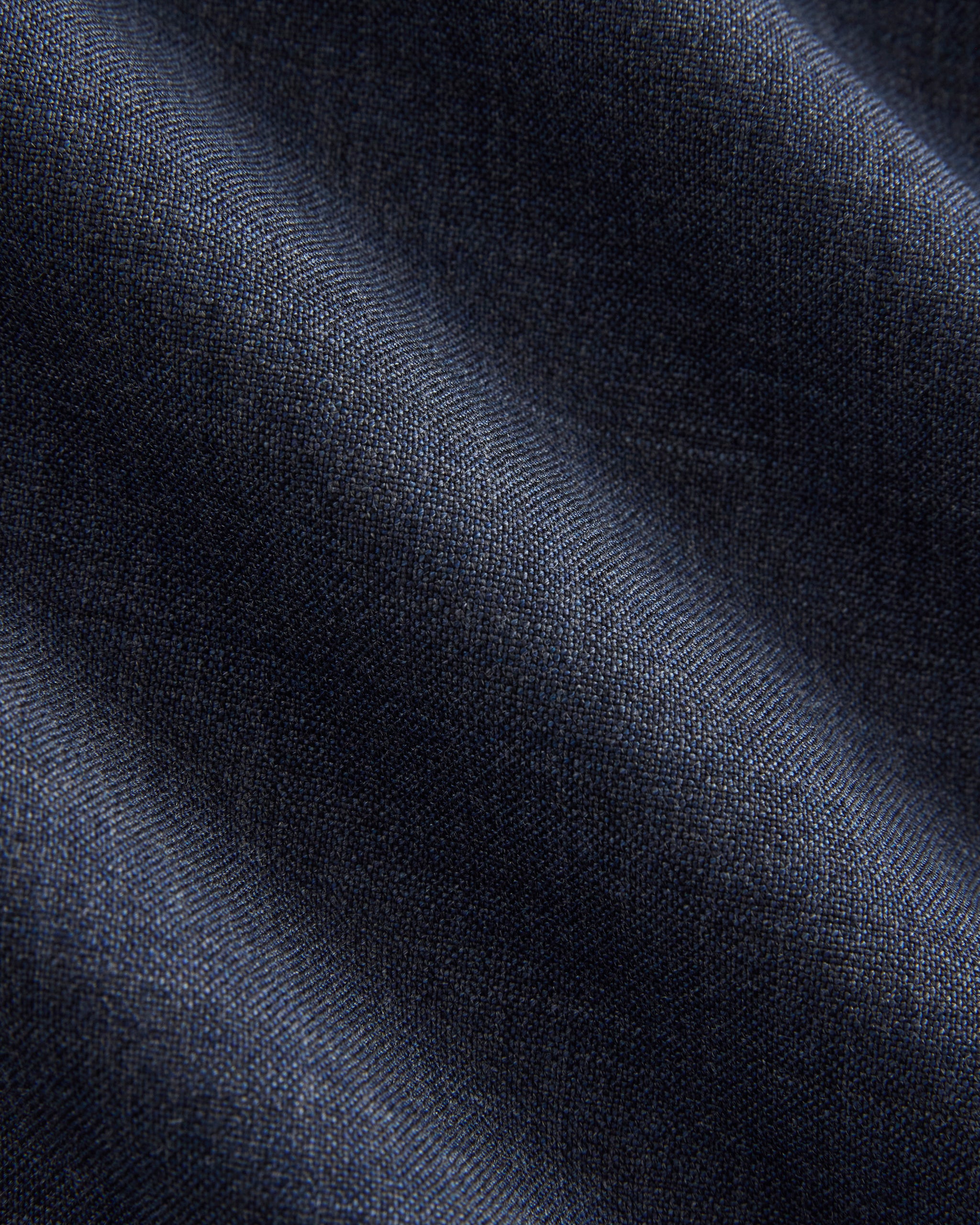 Tropical Wool Trouser | Heathered Navy