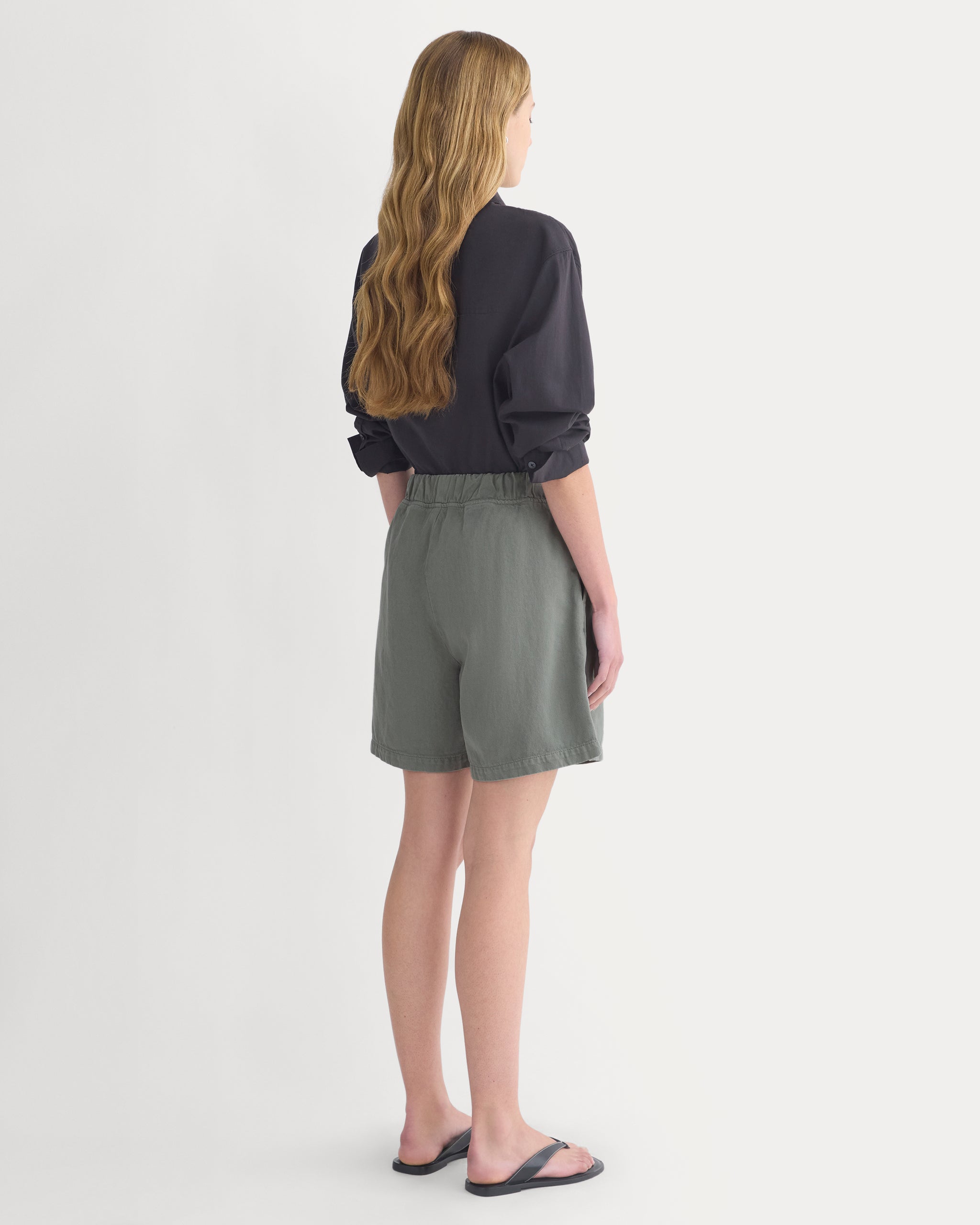 Denim Easy Short | Agave Green