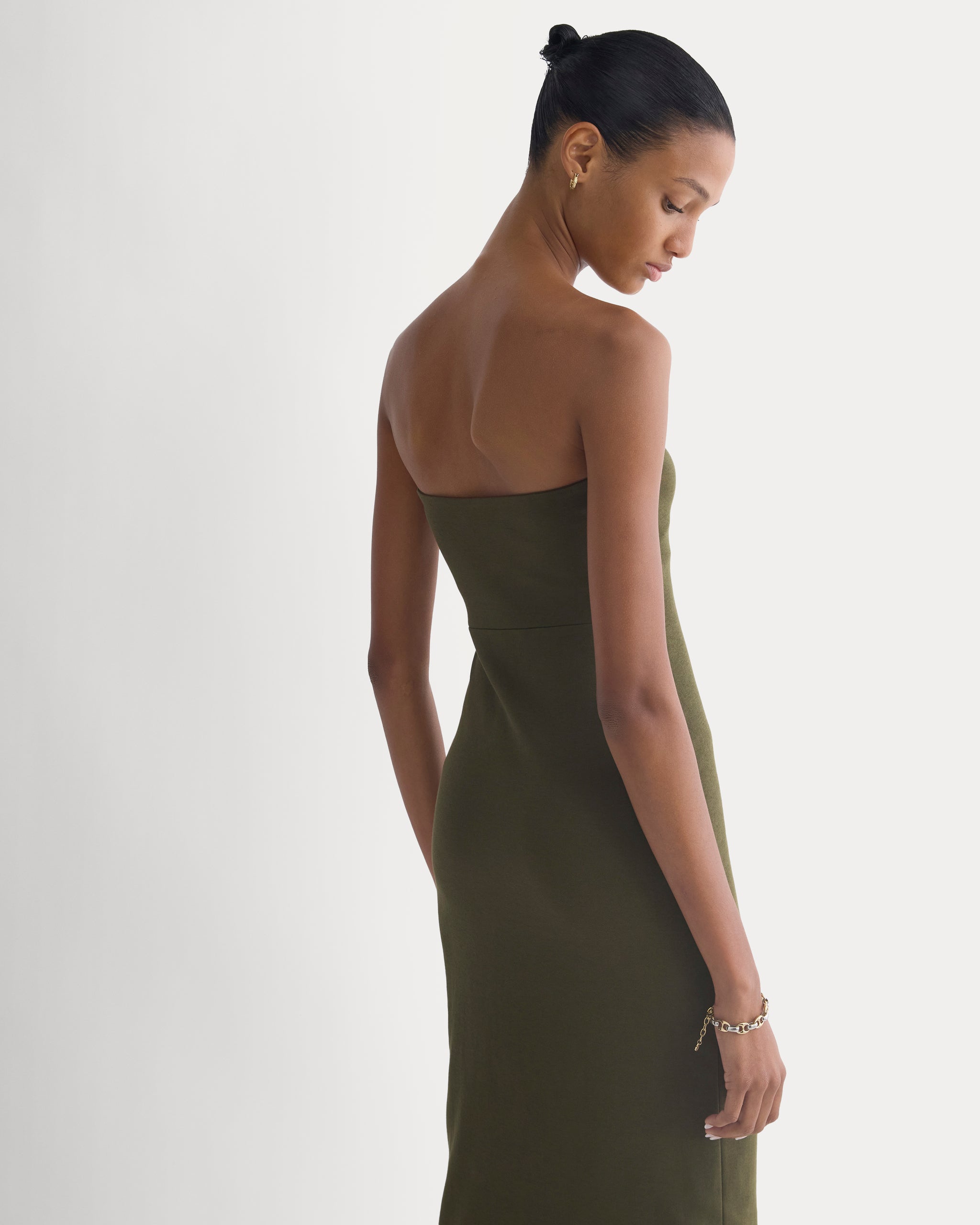 Form Knit Dress | Olive Night