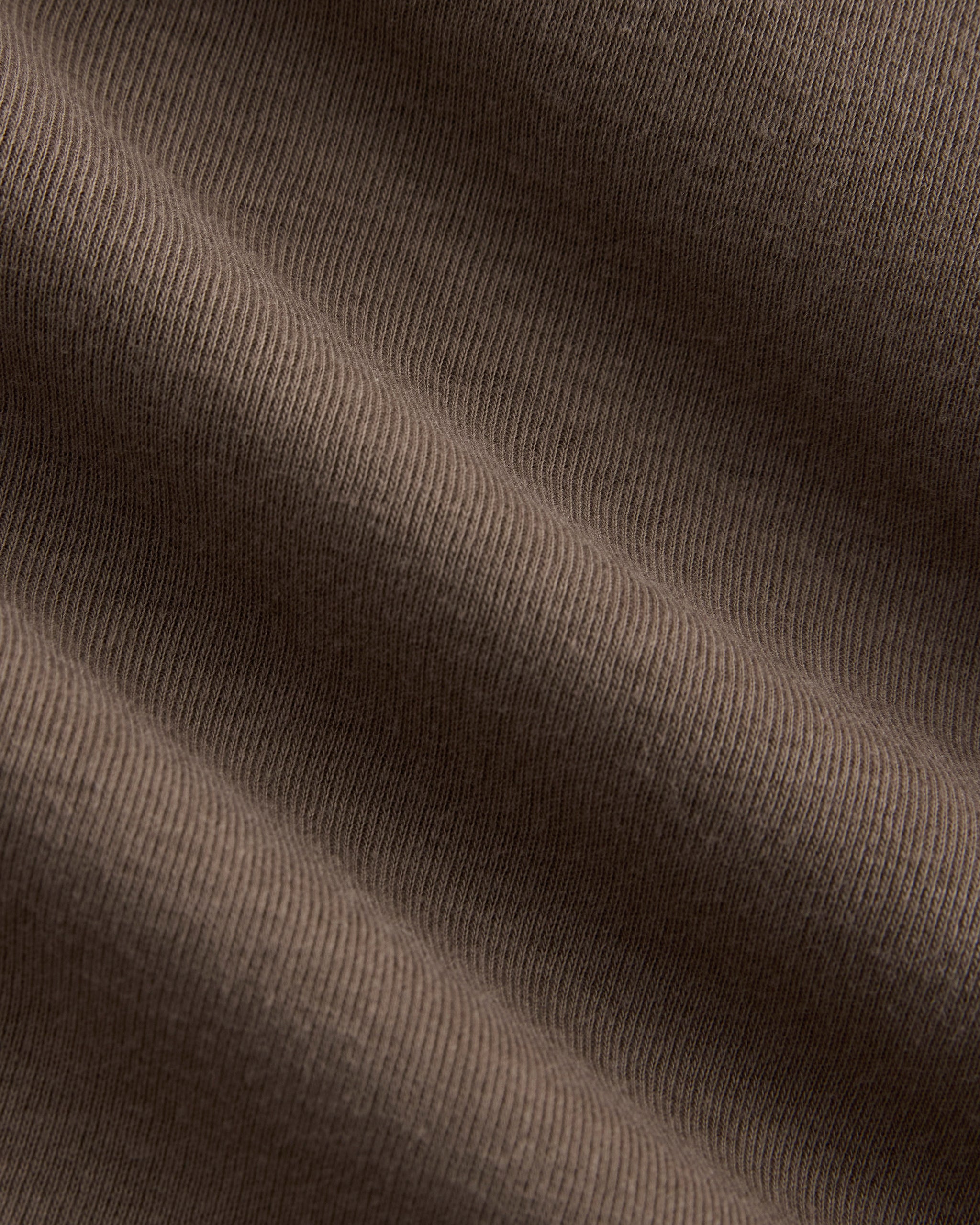 Tissue Long-Sleeve Crew | Deep Taupe