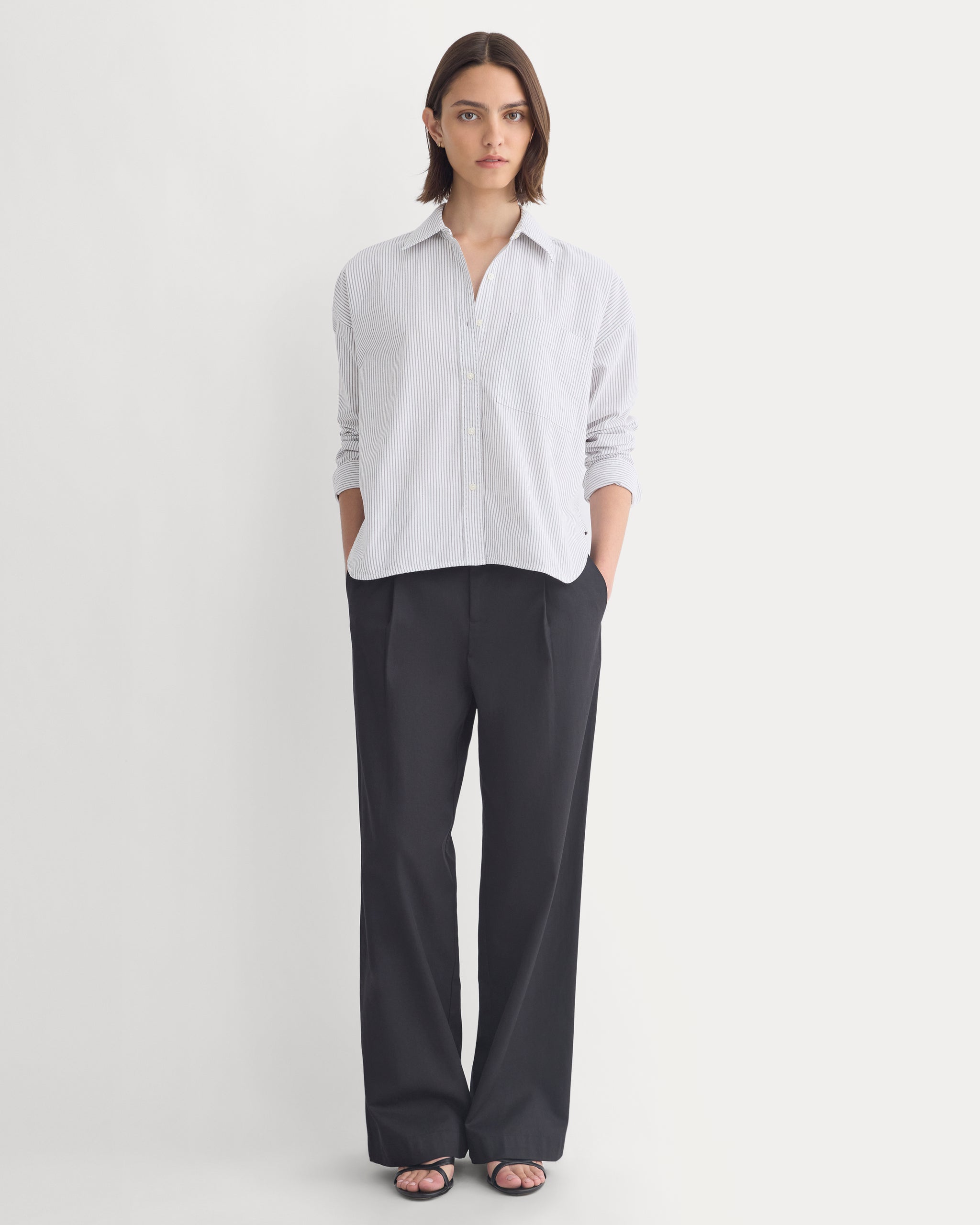 Oxford Boyfriend Shirt | White
