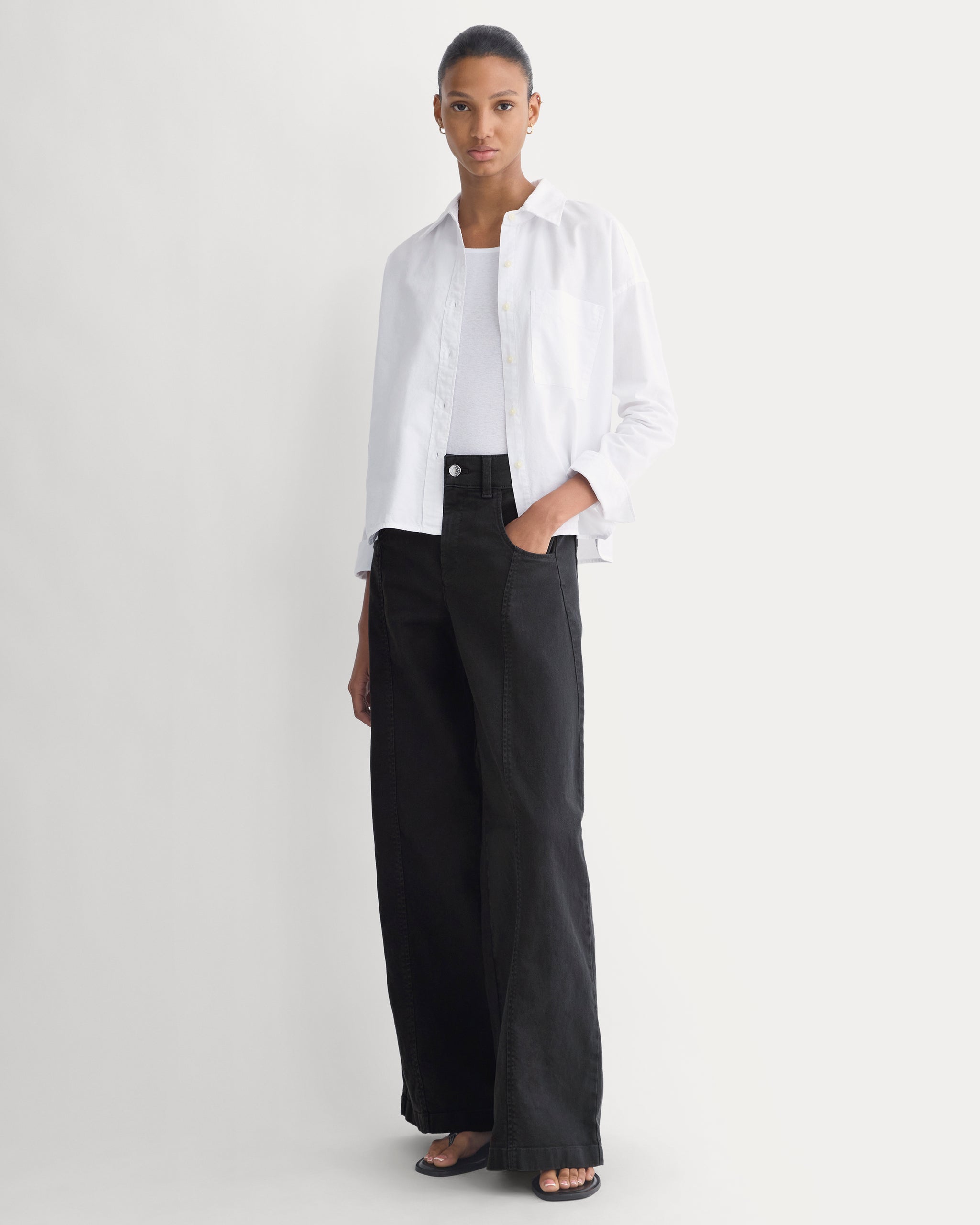 Oxford Boyfriend Shirt | White