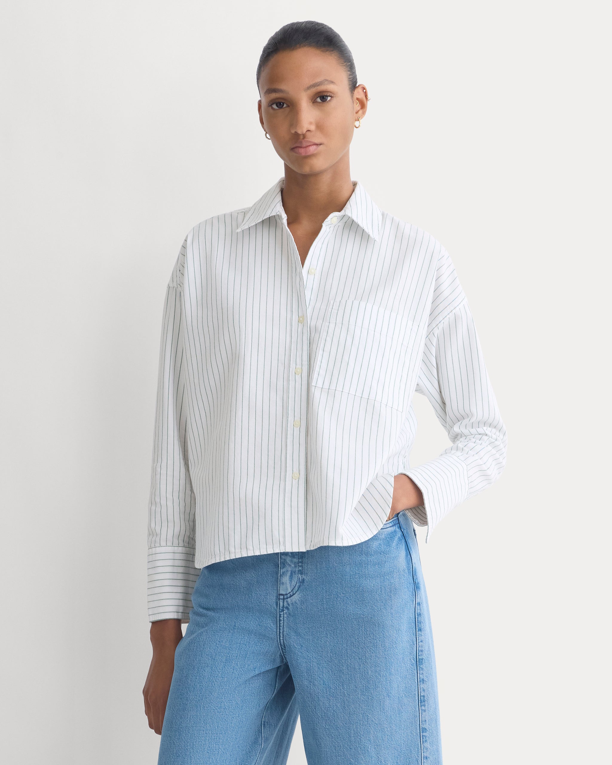 Oxford Boyfriend Shirt | White