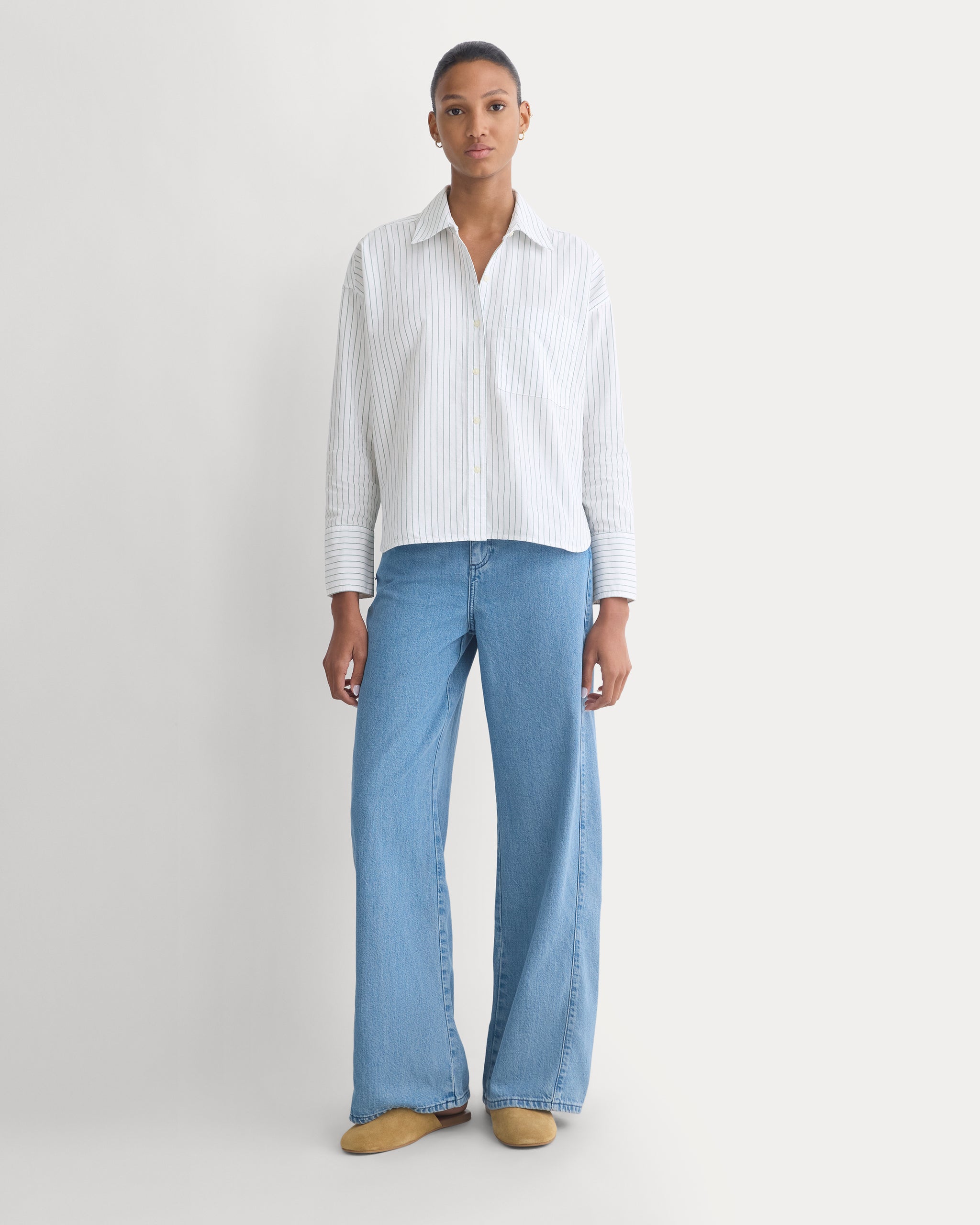 Oxford Boyfriend Shirt | White