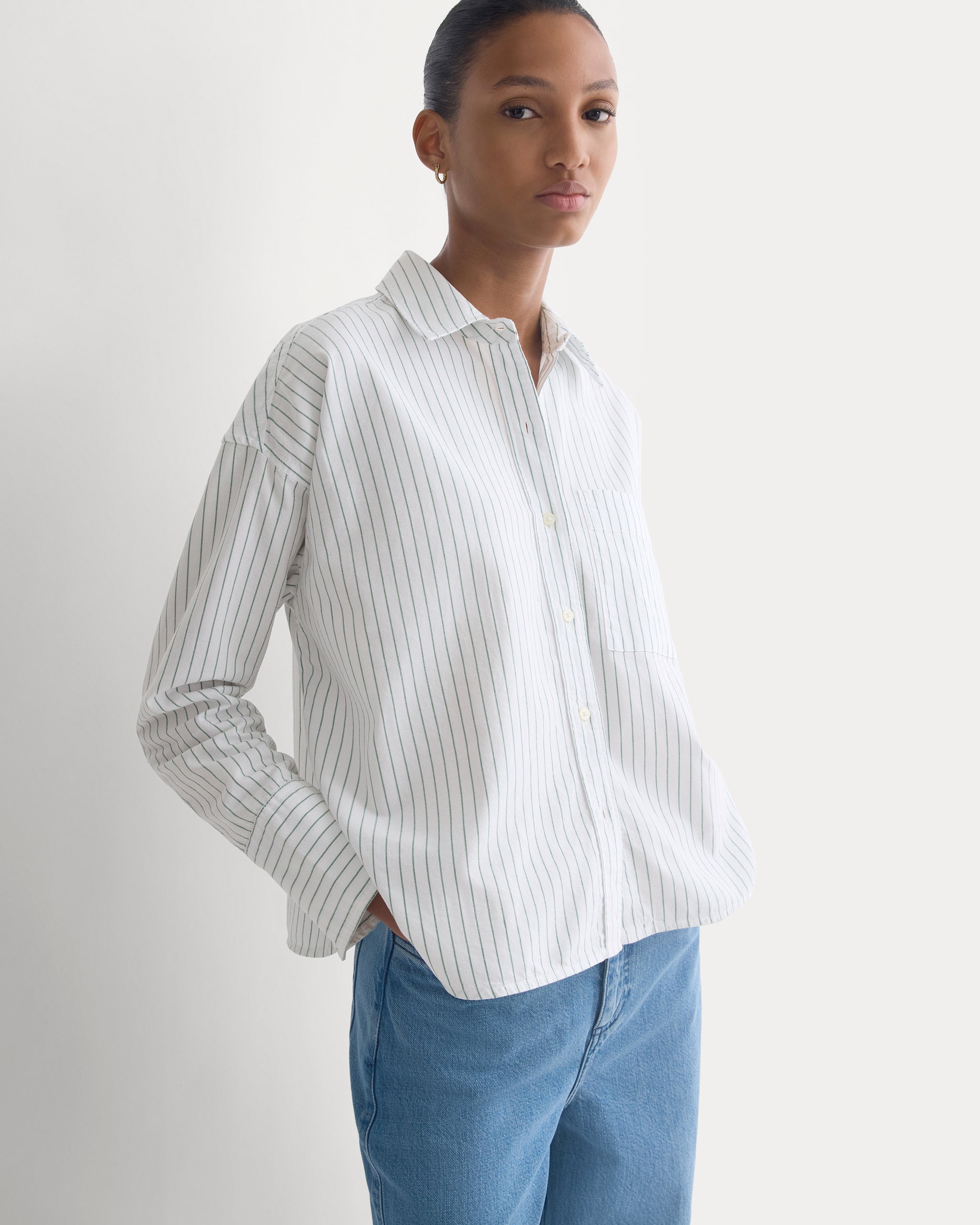 Oxford Boyfriend Shirt | White