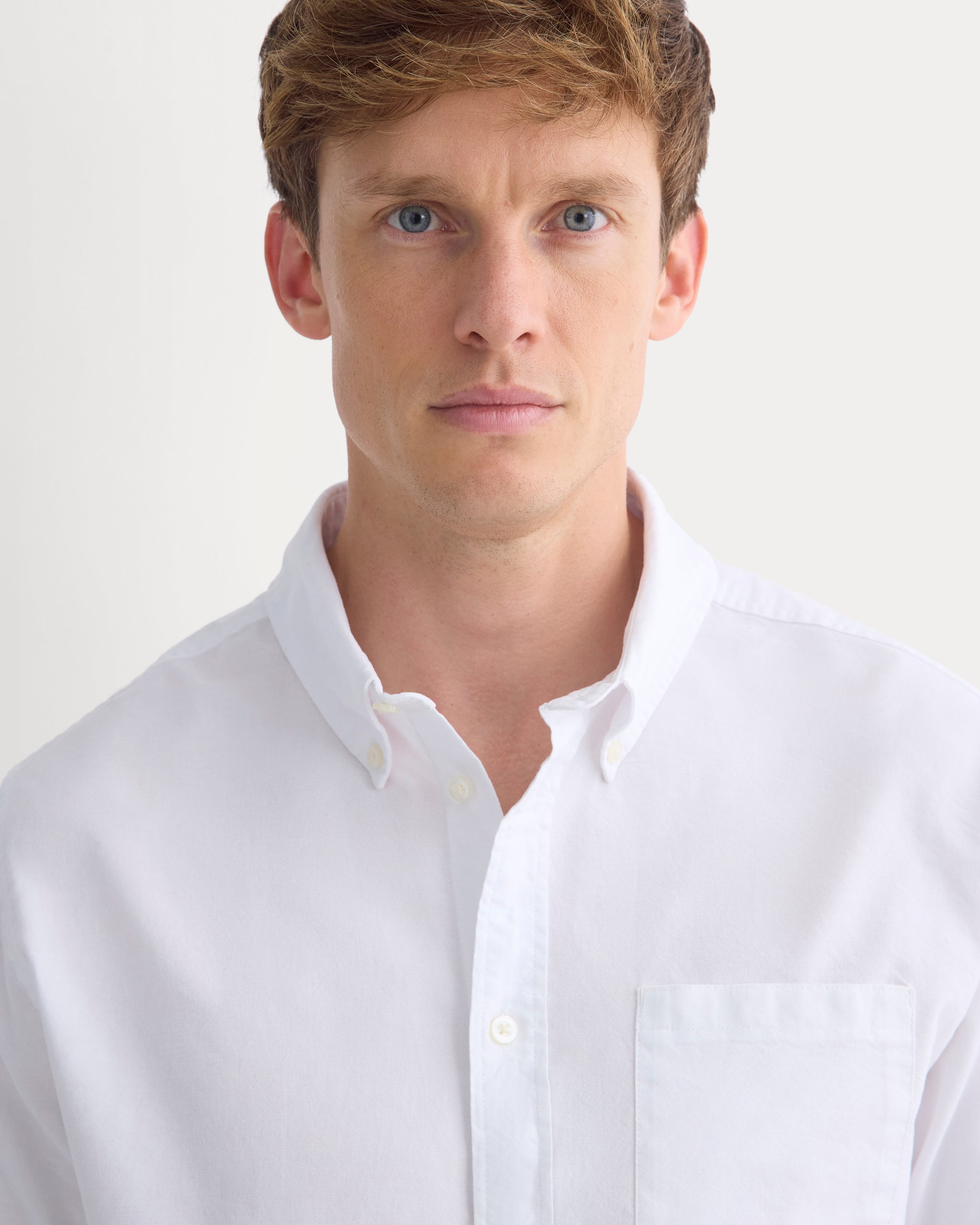 Standard-Fit Oxford Shirt | White