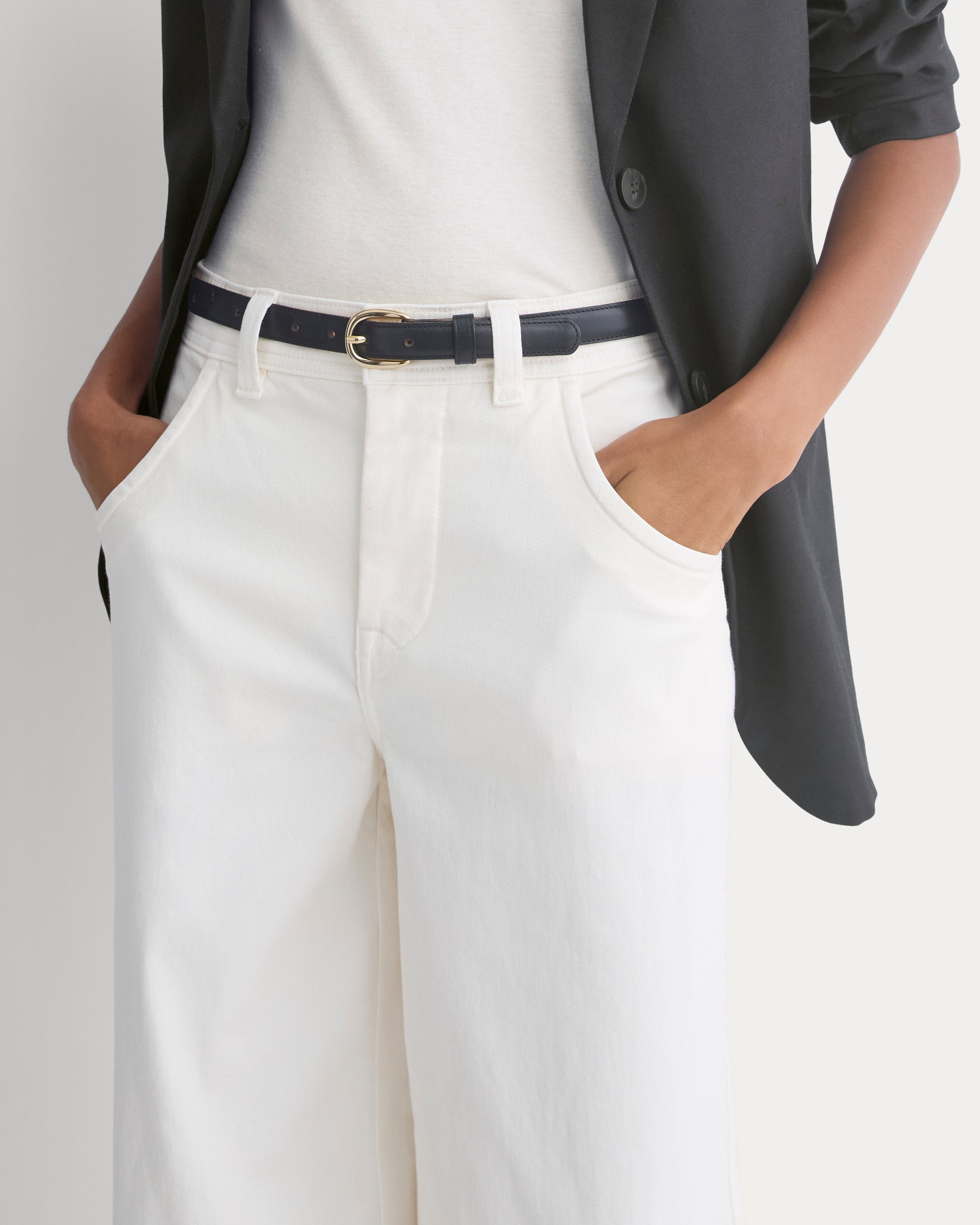 Utility Twill Barrel Pant | Bone | Long