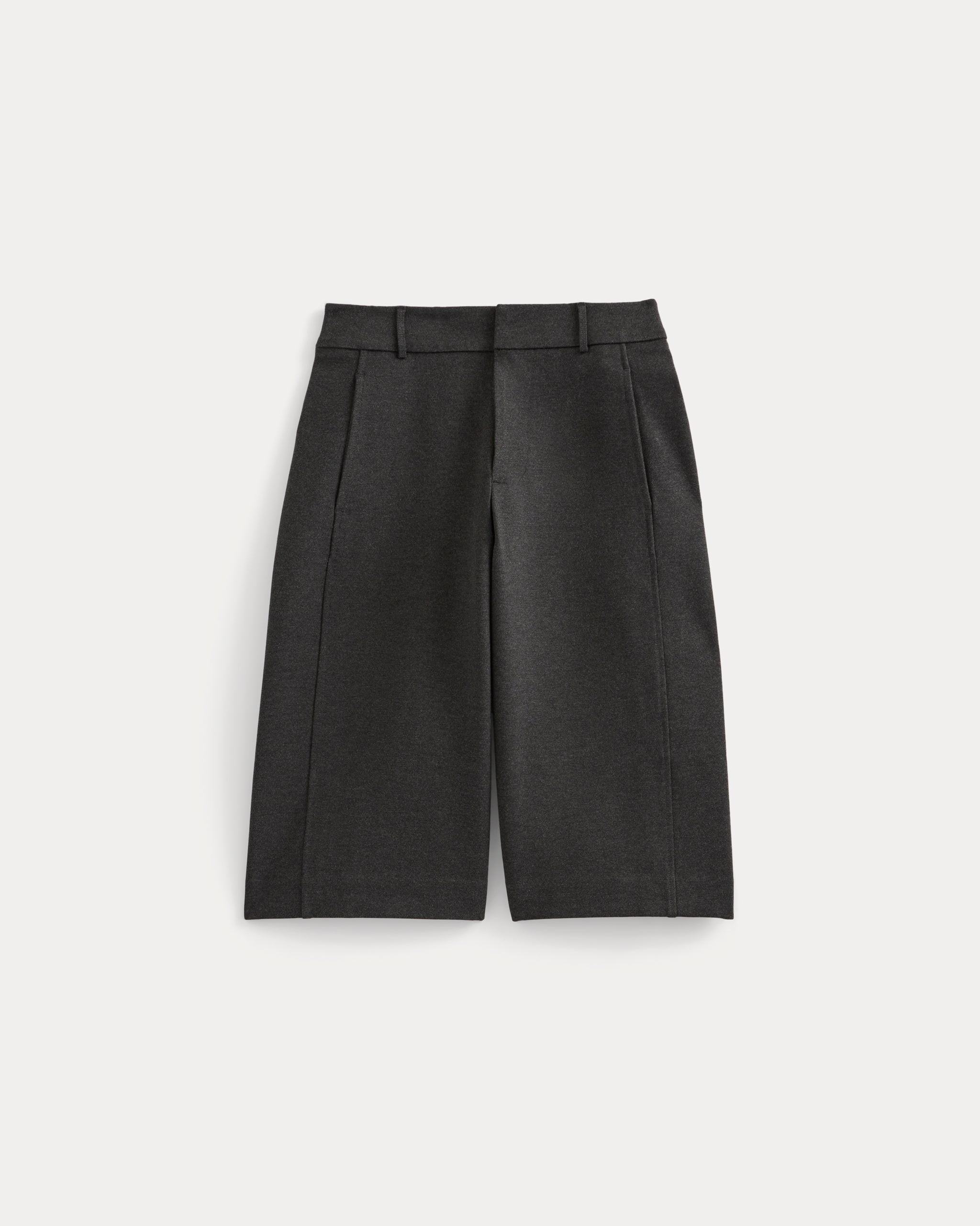 Ponte Bermuda Shorts | Heathered Soot