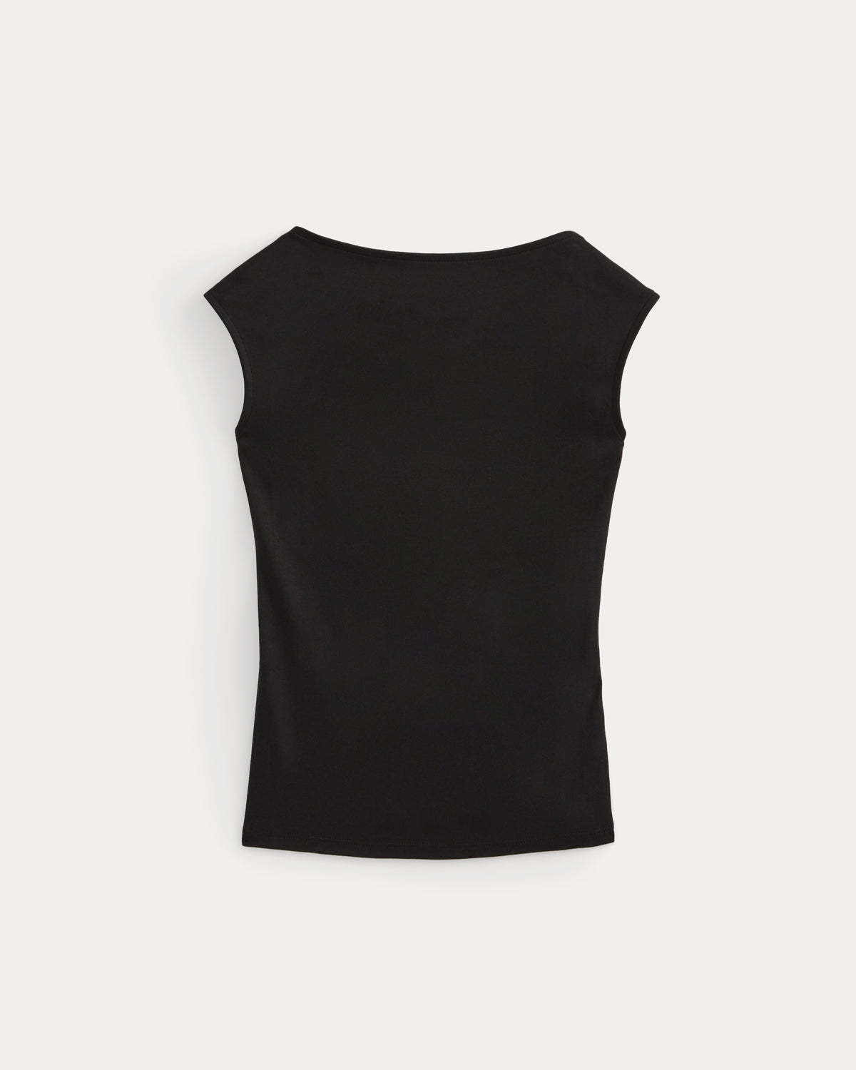 Form Boatneck Open Back Top | Black