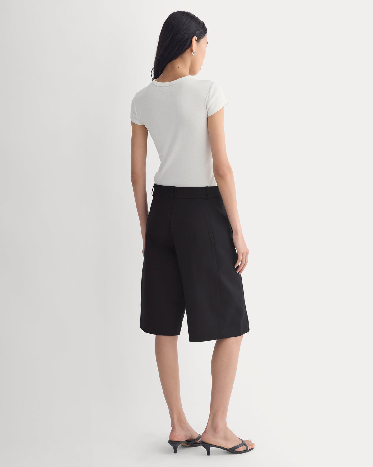 Ponte Bermuda Shorts | Black