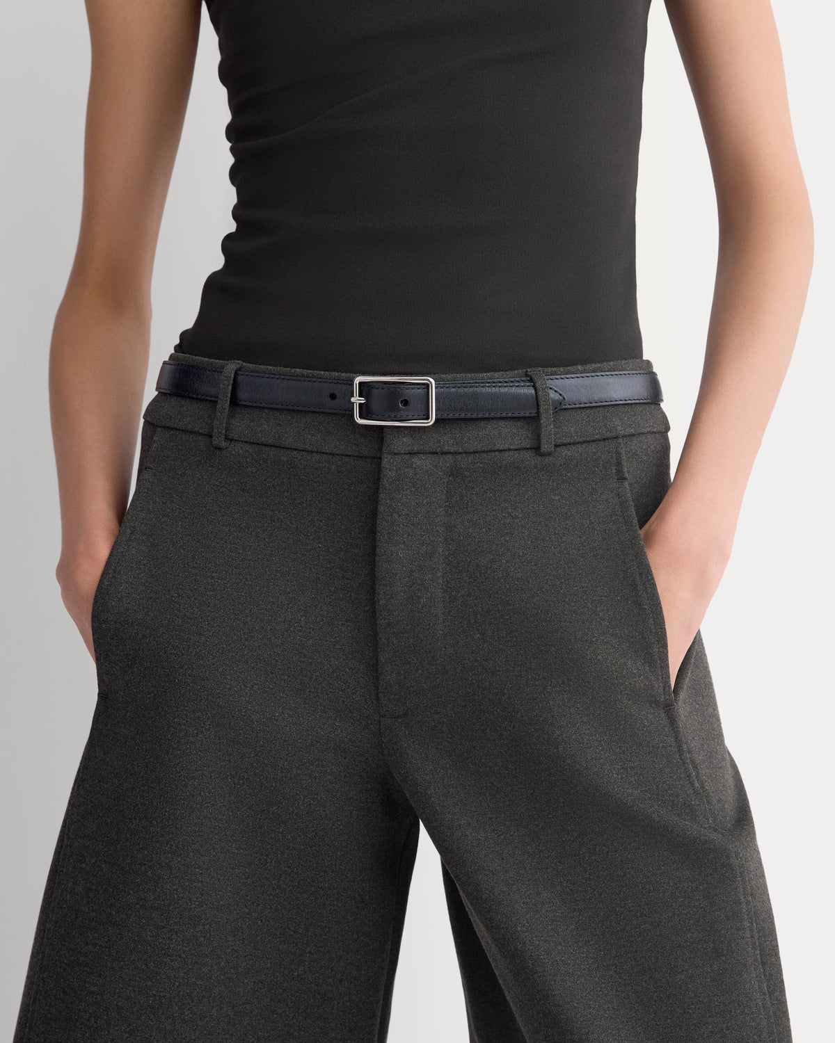 Ponte Bermuda Shorts | Heathered Soot