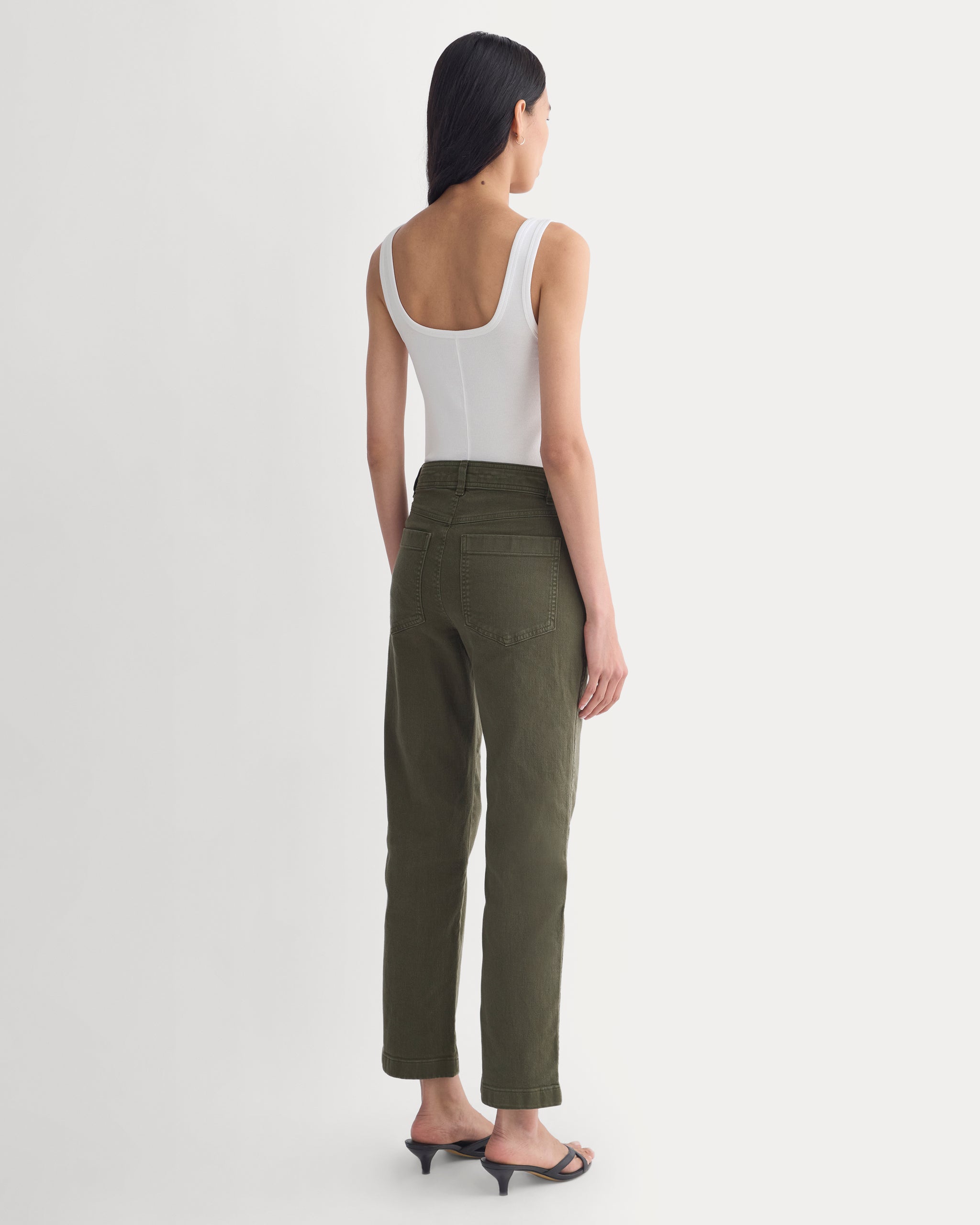Utility Cigarette Pant | Olive Night