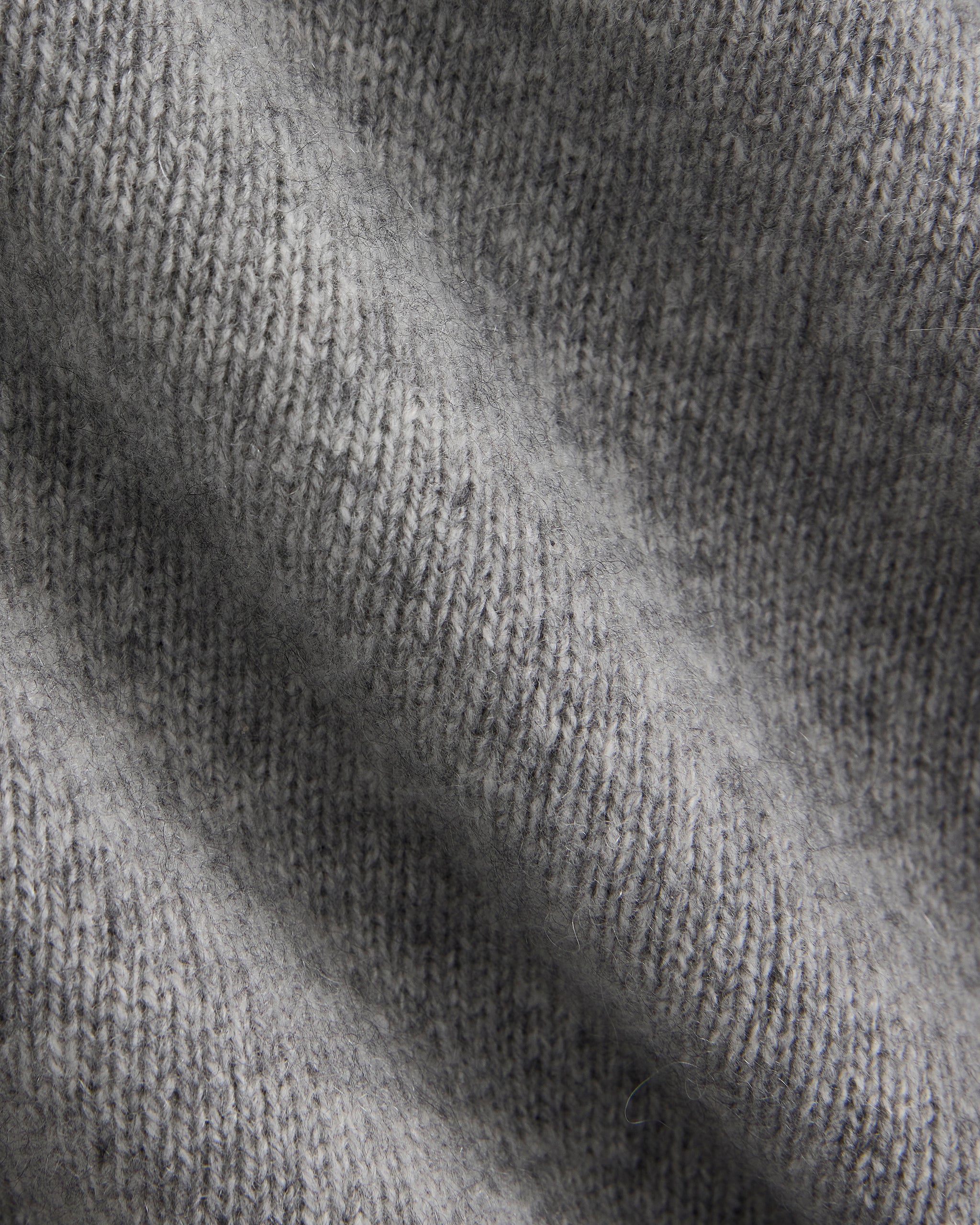 Cashmere High V Boyfriend Sweater | Grey