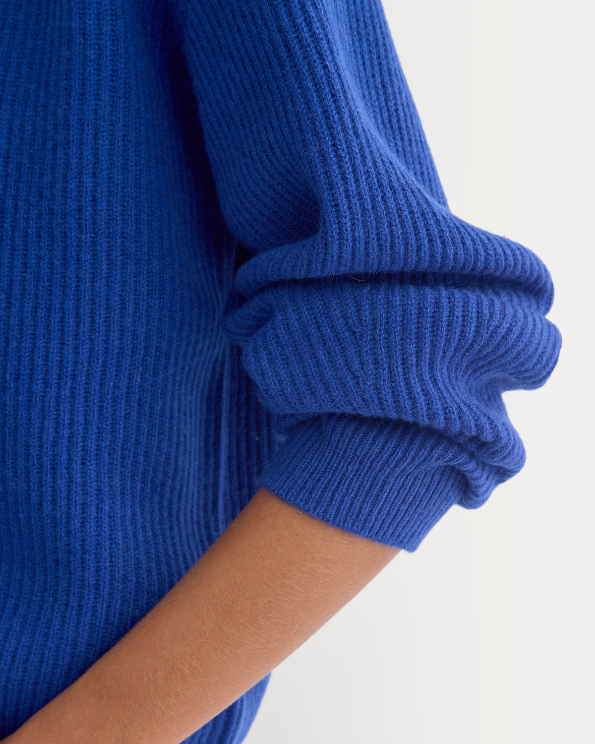 Cashmere Fisherman Crew | Klein Blue