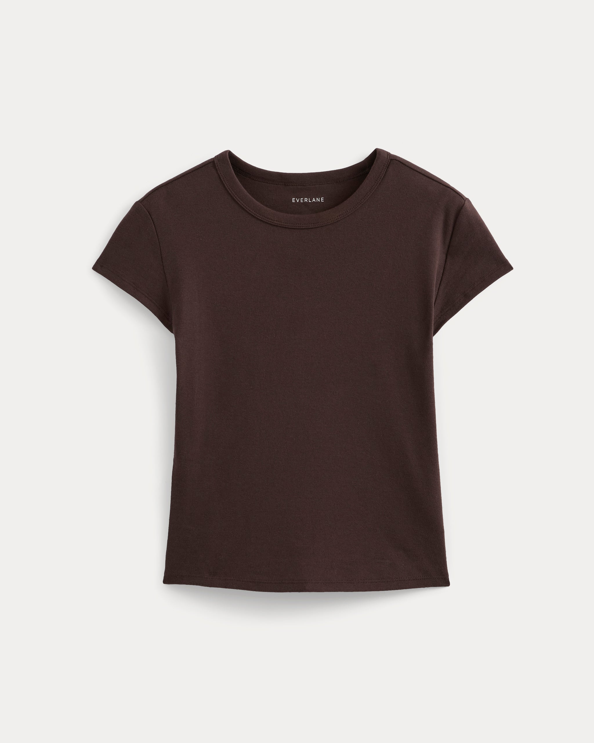 RetroSoft Cotton Crew | Coffee Bean