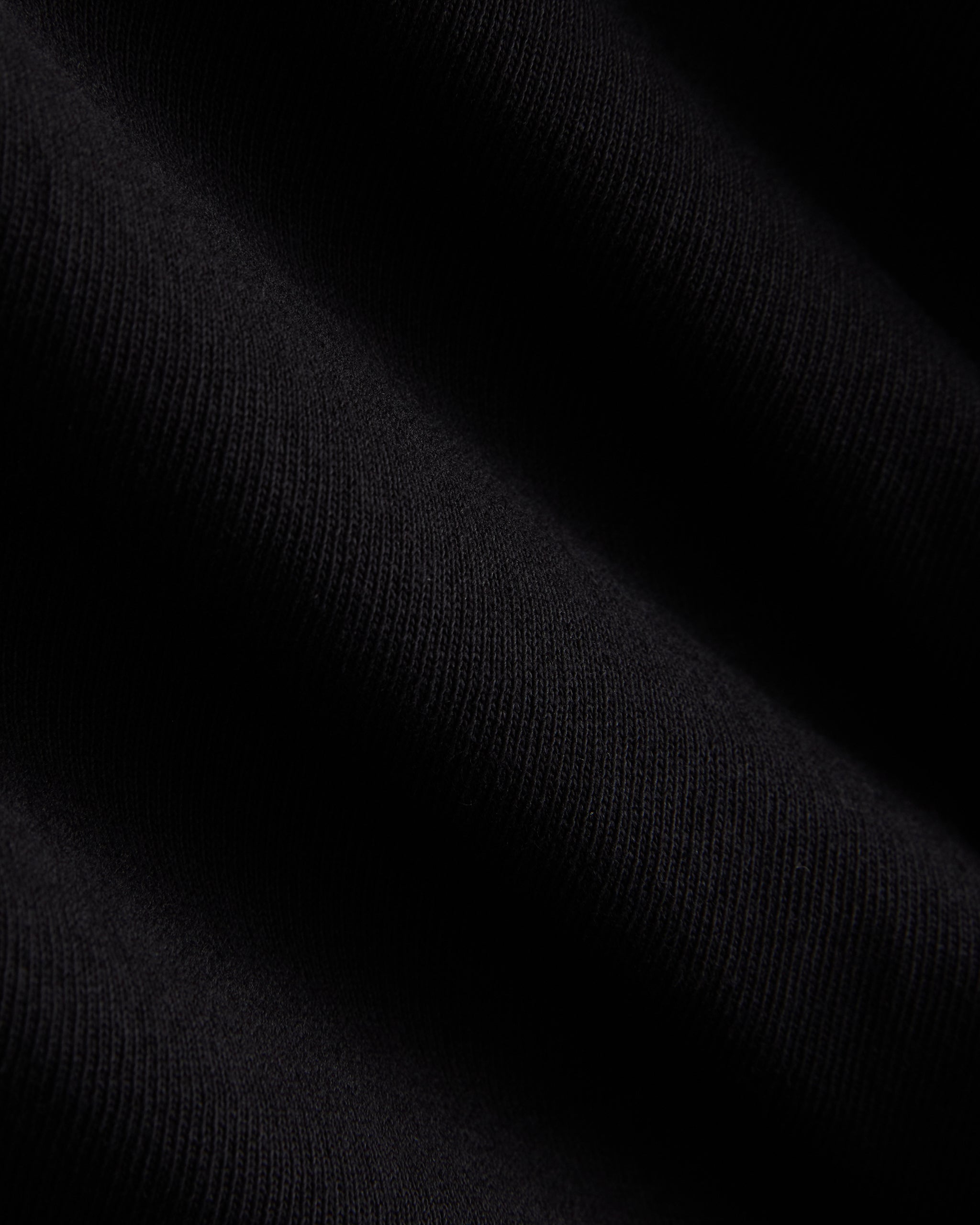 Premium Weight Cropped Paneled Tee | Black