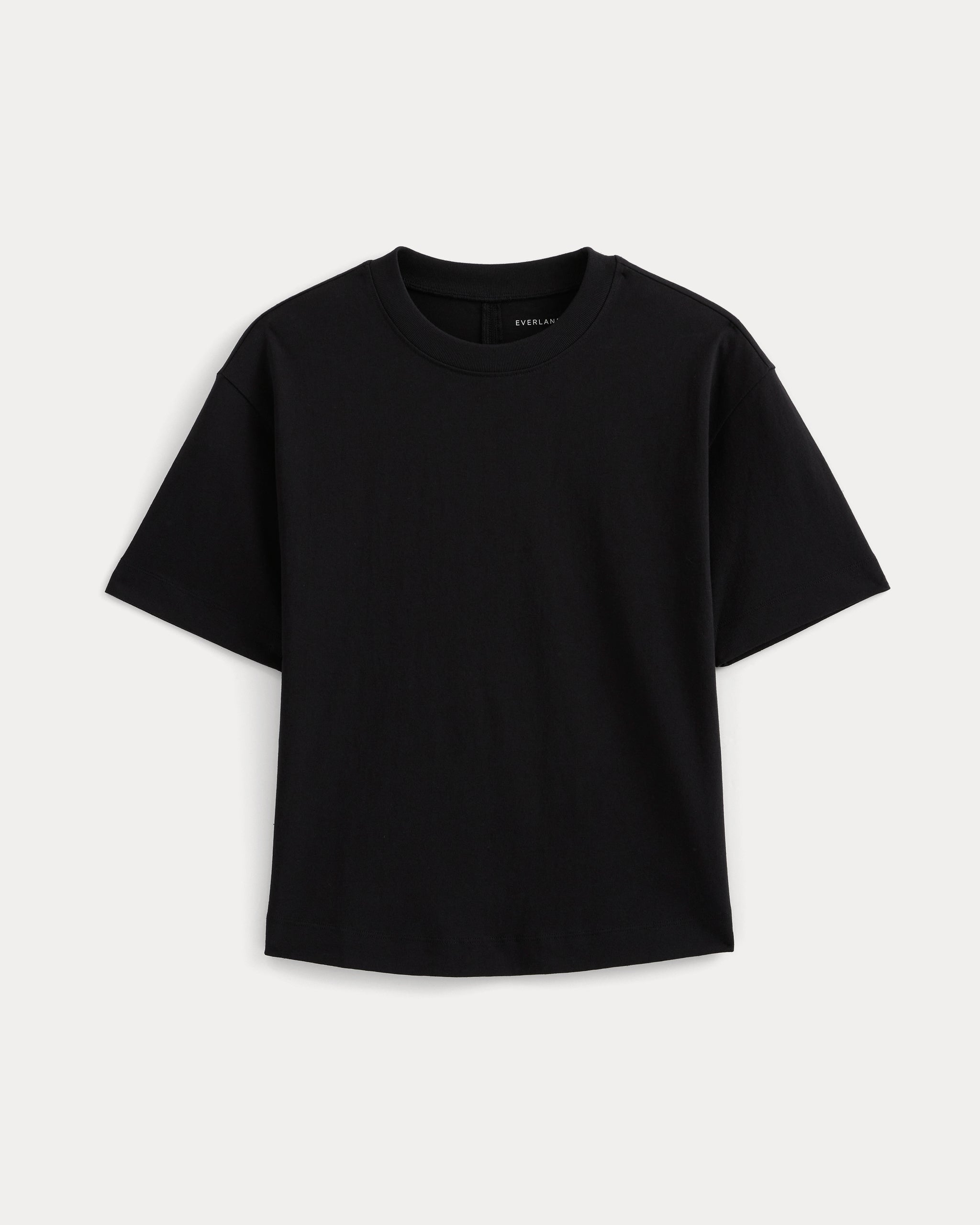 Premium Weight Back Slit Tee | Black