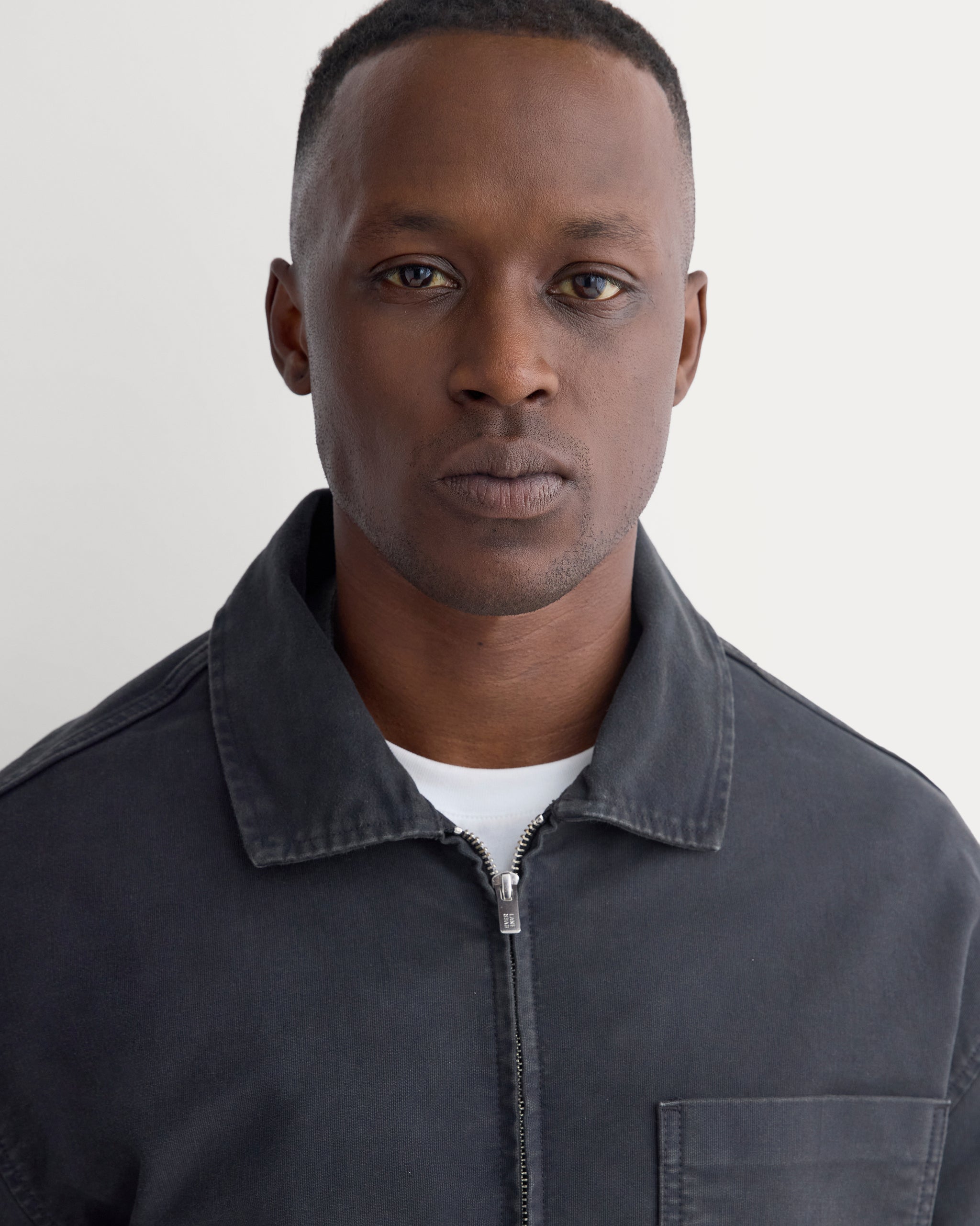 Brushed Cord Coach's Jacket | Black