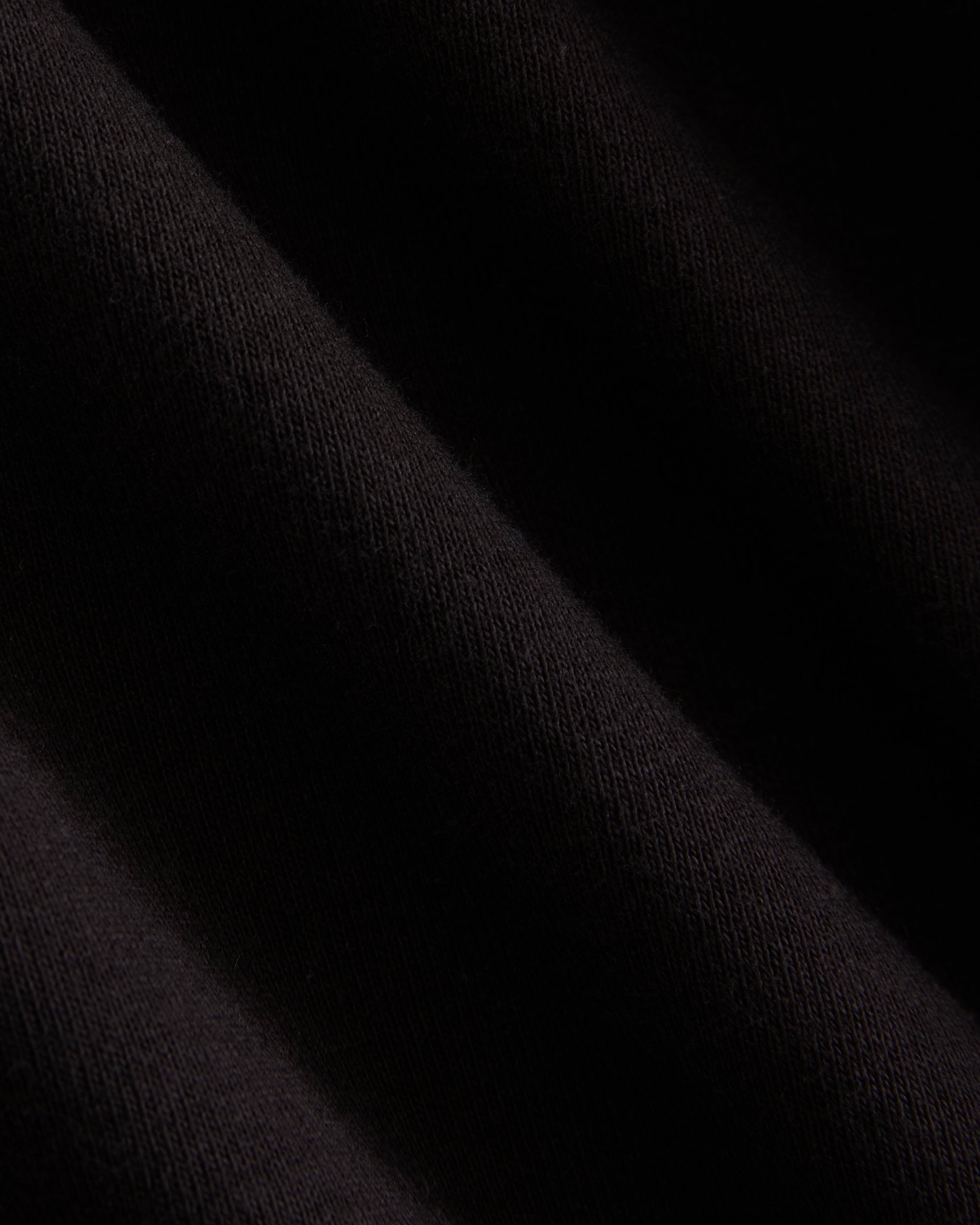 RetroSoft Cotton Ragland Crew | Black