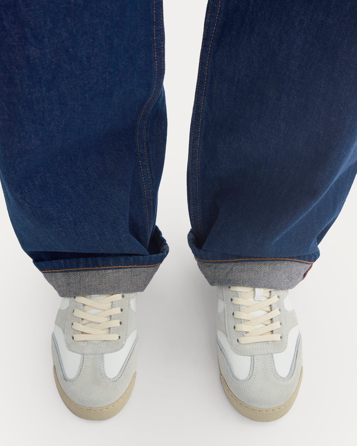Collegium x Everlane Pista Sneaker | Platinum Suede | Women's