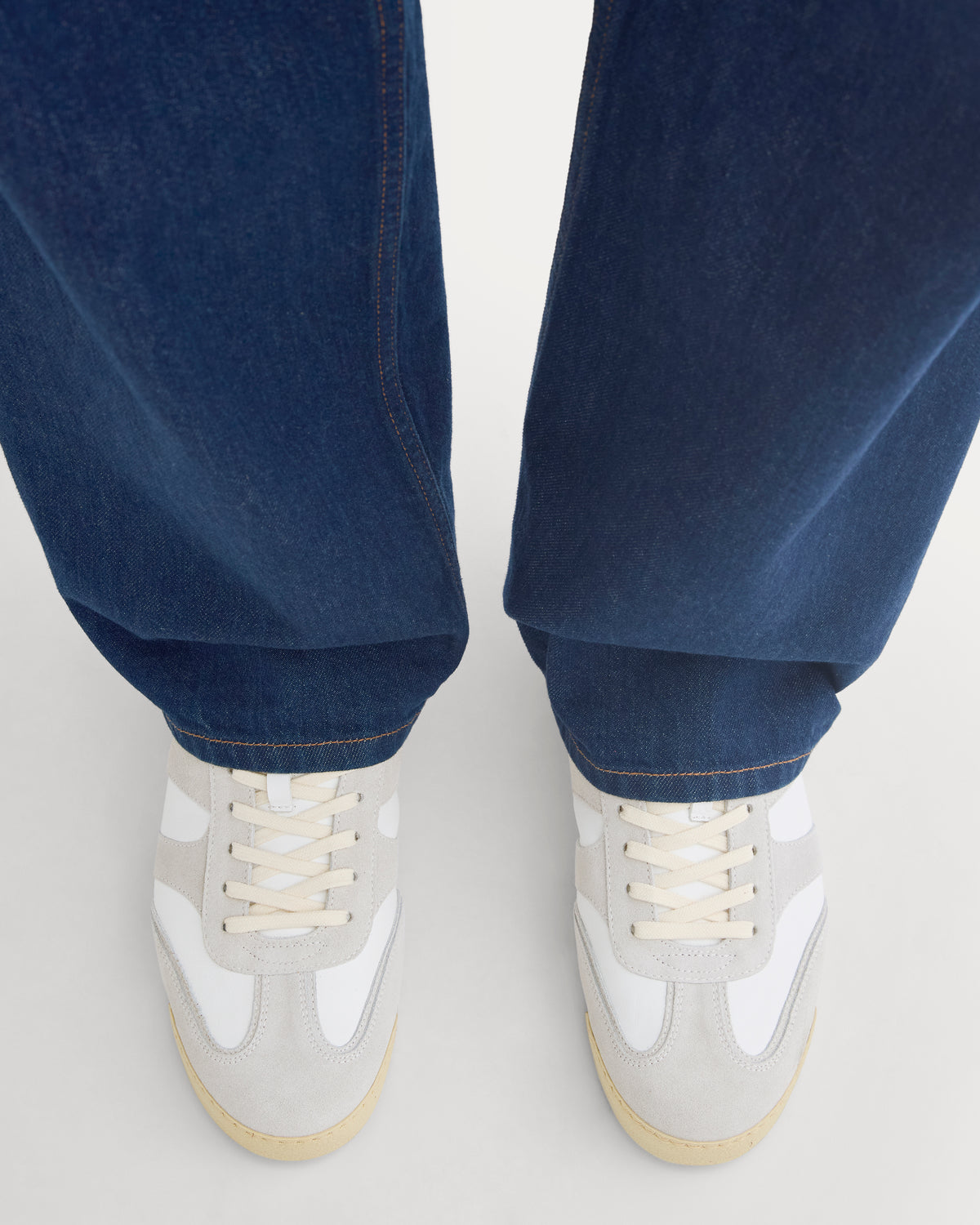 Collegium x Everlane Pista Sneaker | Platinum Suede | Men's