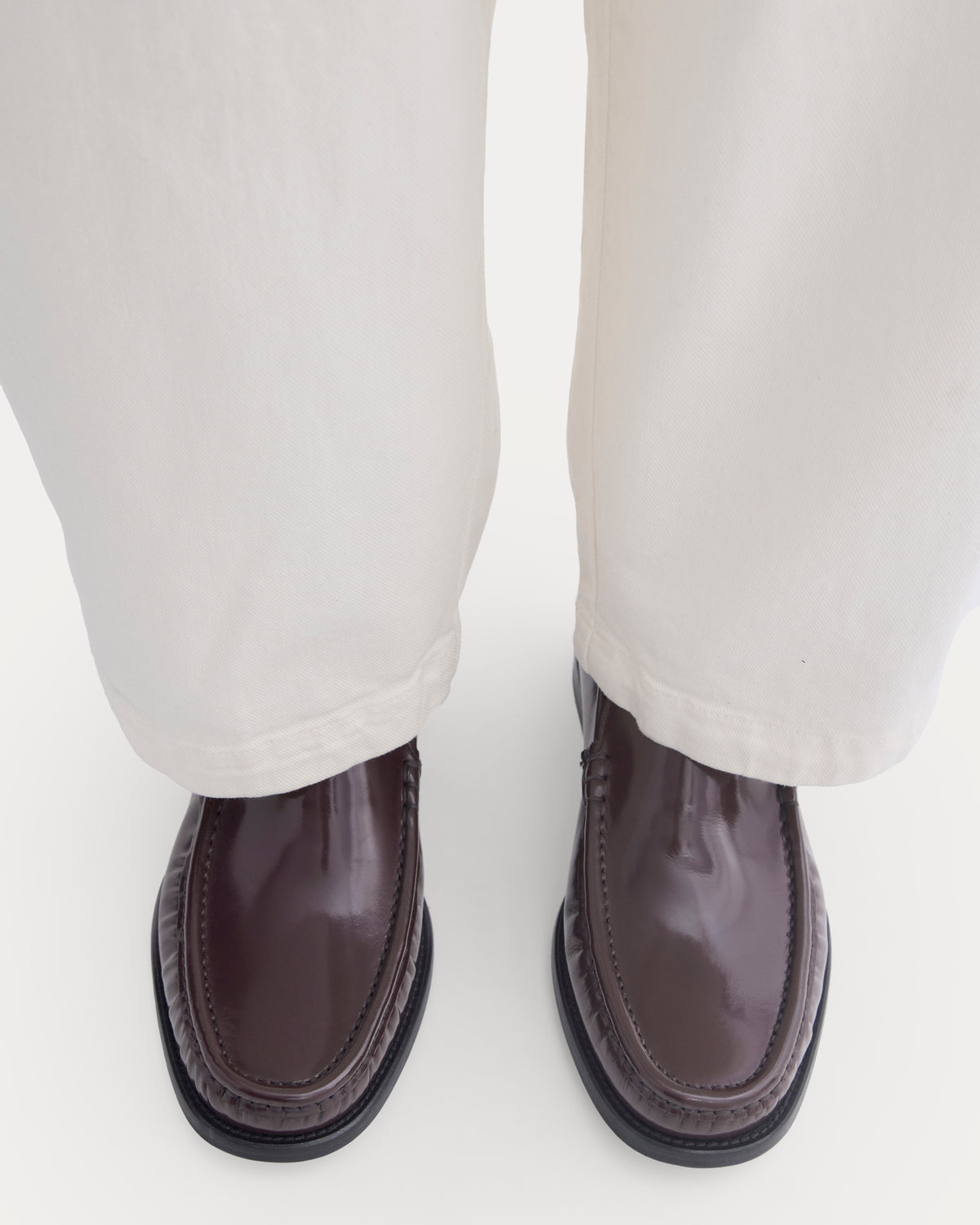 Collegium x Everlane Stretched Loafer | Oxblood | Men's