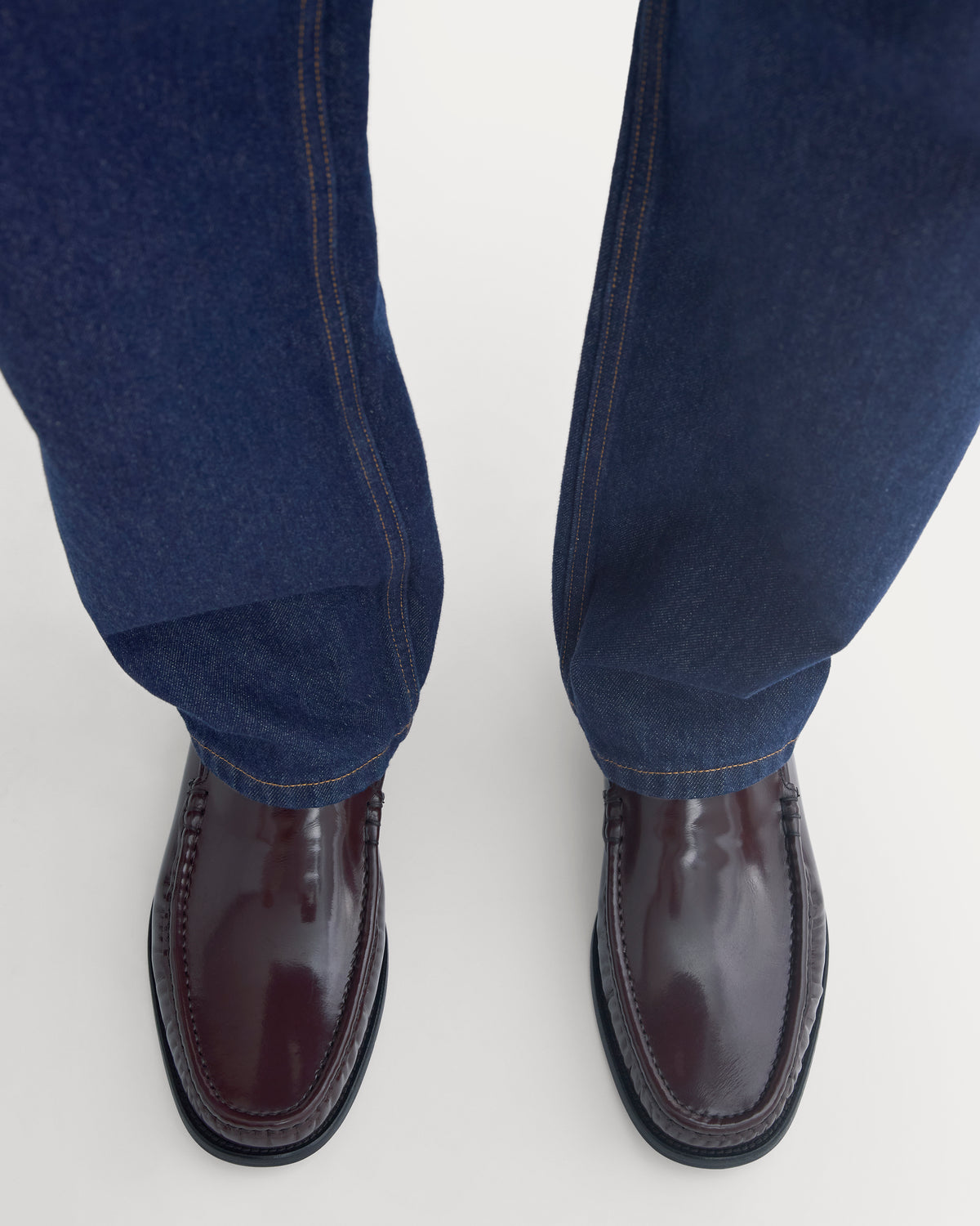 Collegium x Everlane Stretched Loafer | Oxblood | Men's