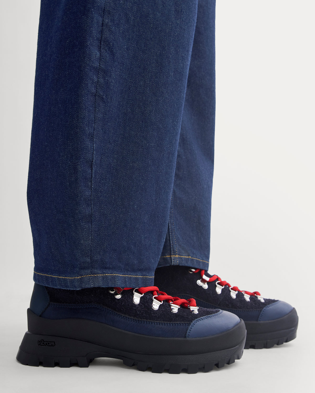 Collegium x Everlane Summit Boot | Navy Suede | Men's