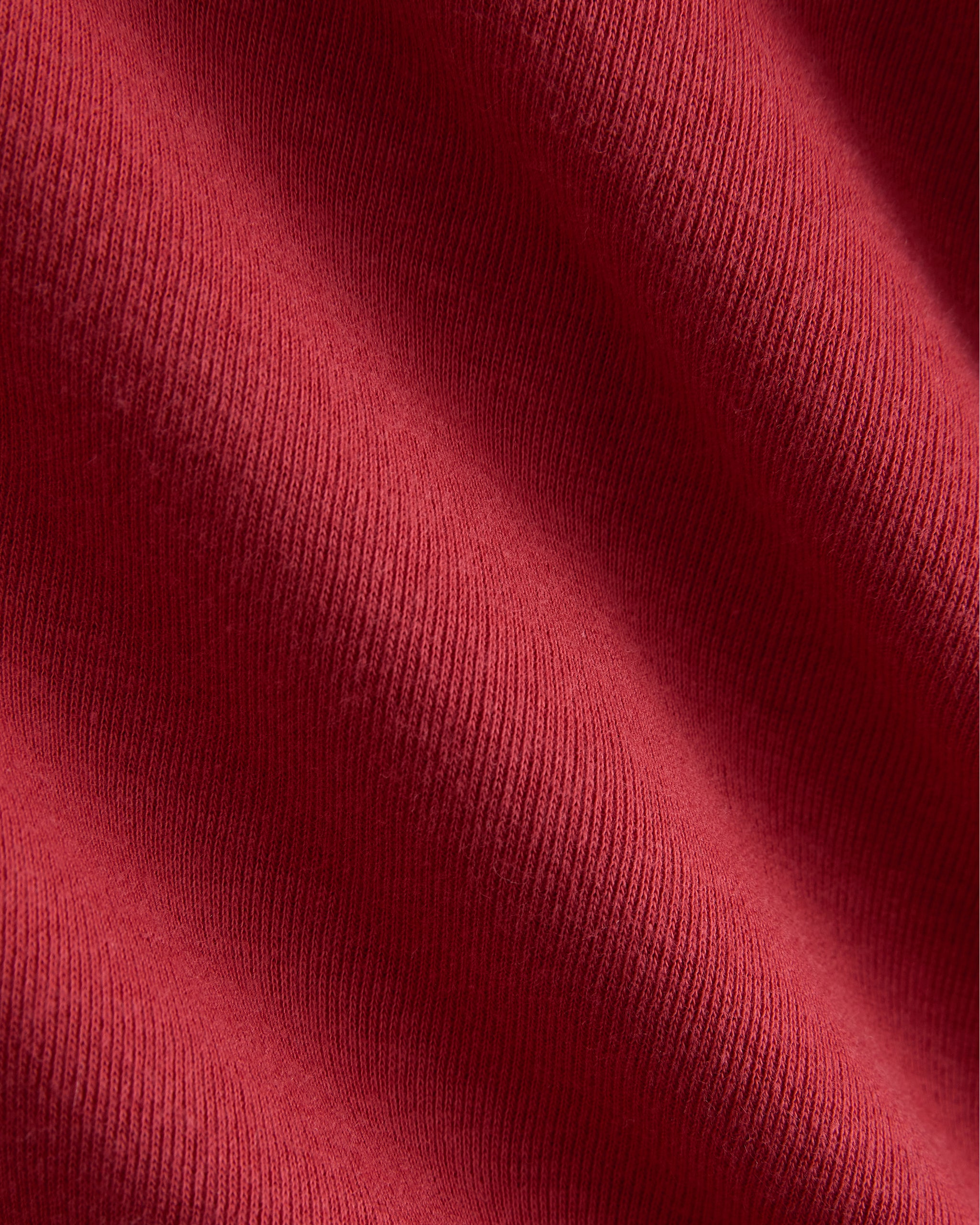 Tissue Short-Sleeve V-Neck Top | Vintage Red