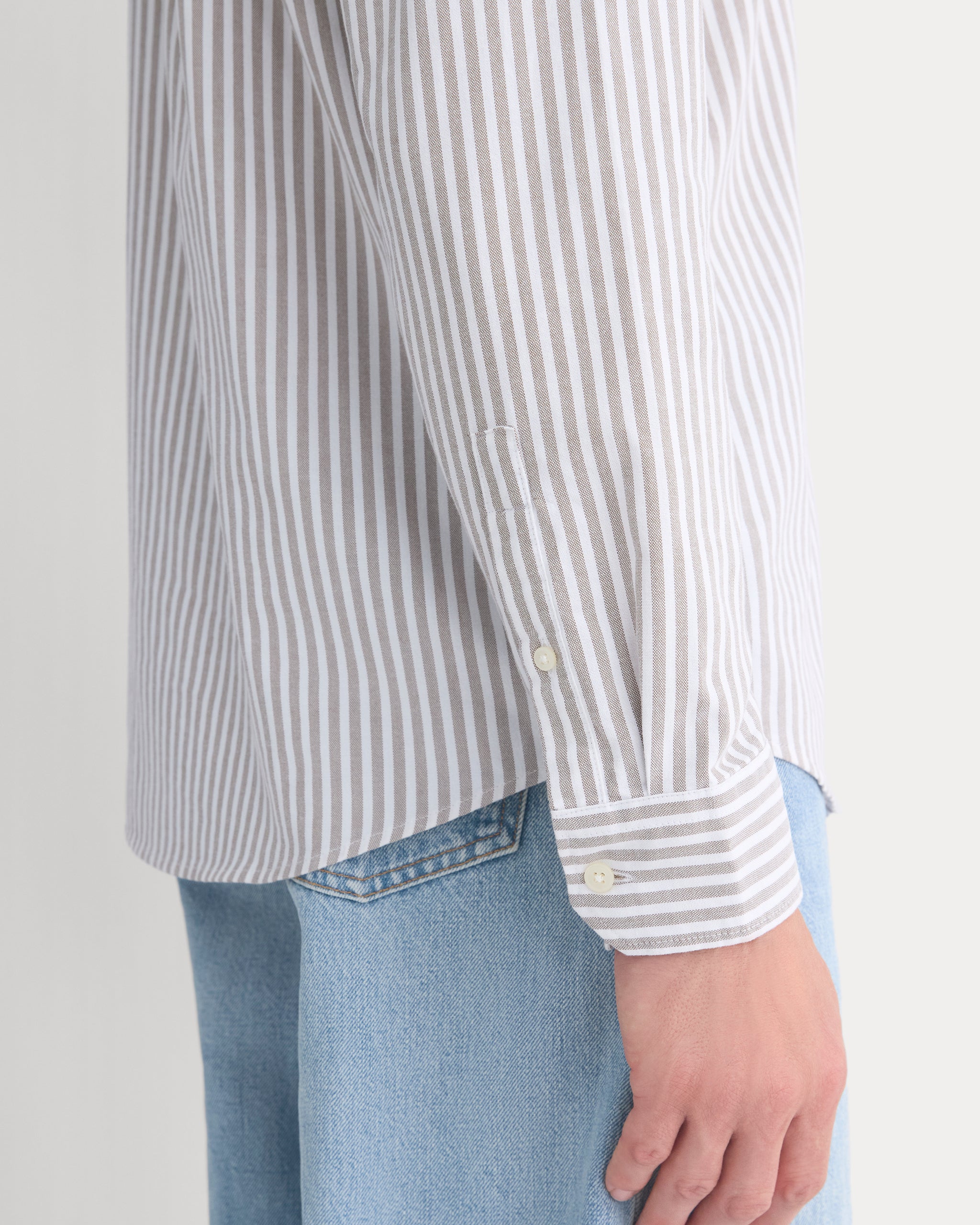 Standard-Fit Oxford Shirt | Brown