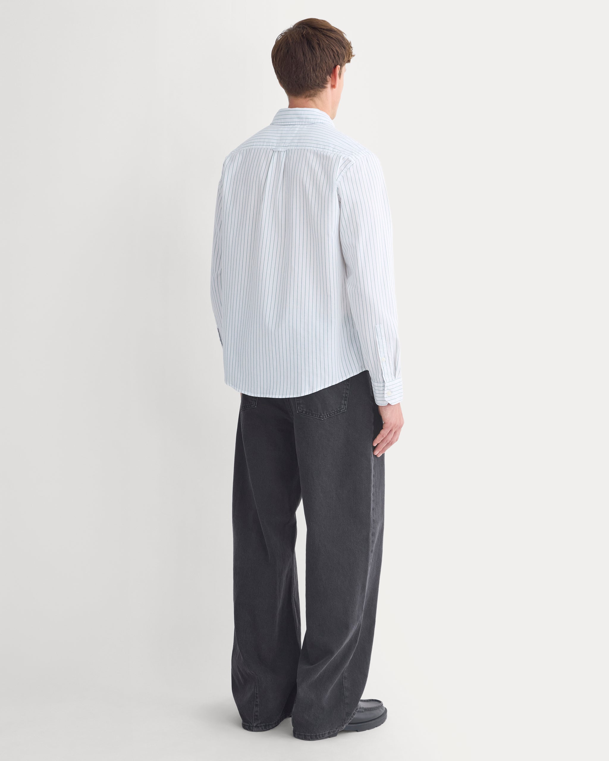 Standard-Fit Oxford Shirt | Optic White / Eden