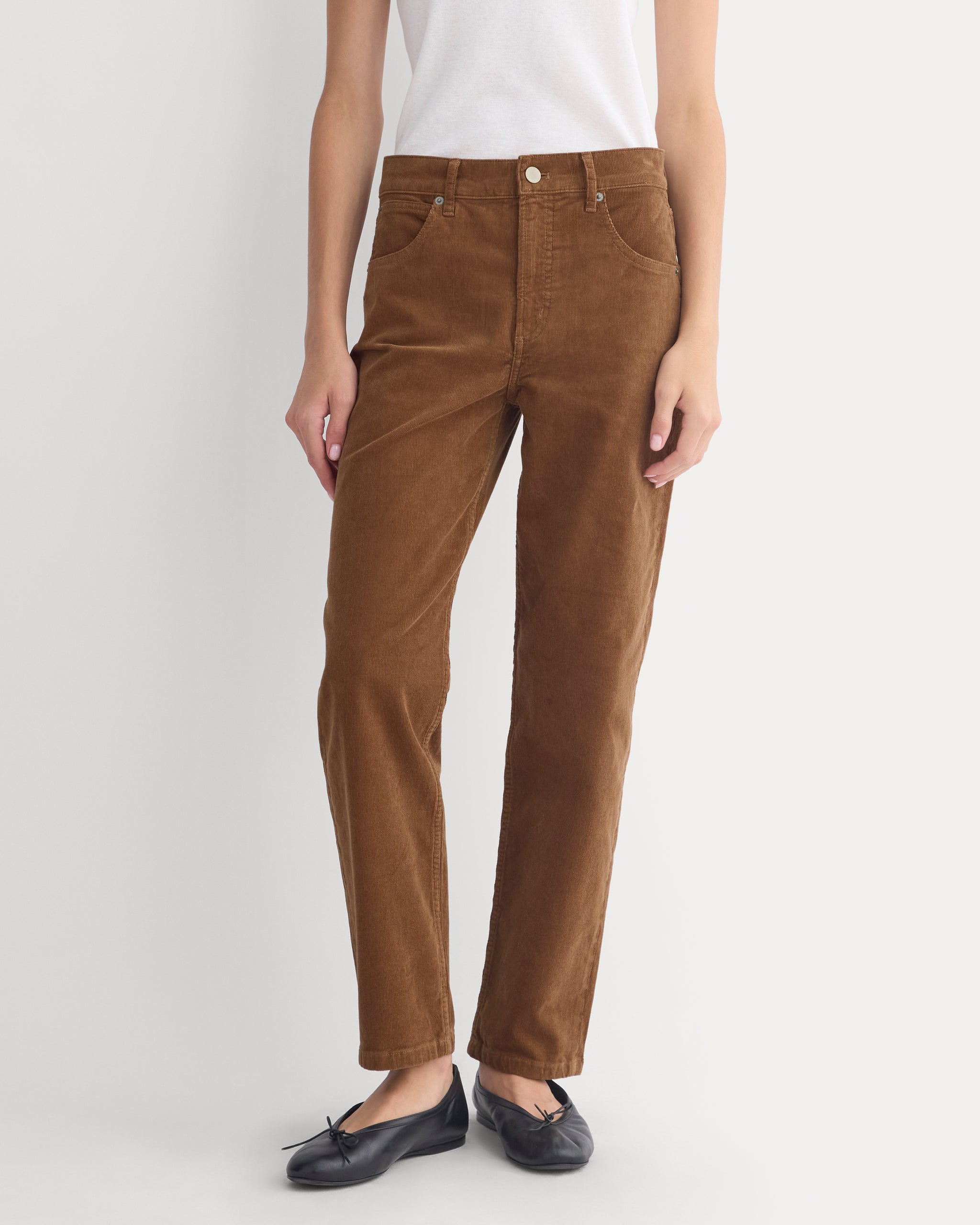 Stretch Corduroy Cigarette Pant | Toffee