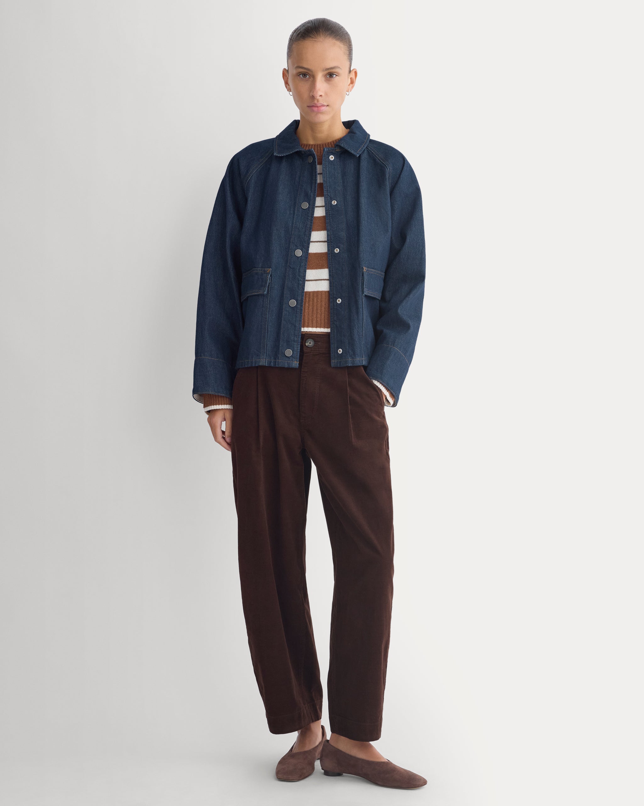 Everywhere Pinwale Corduroy Pant | Coffee Bean