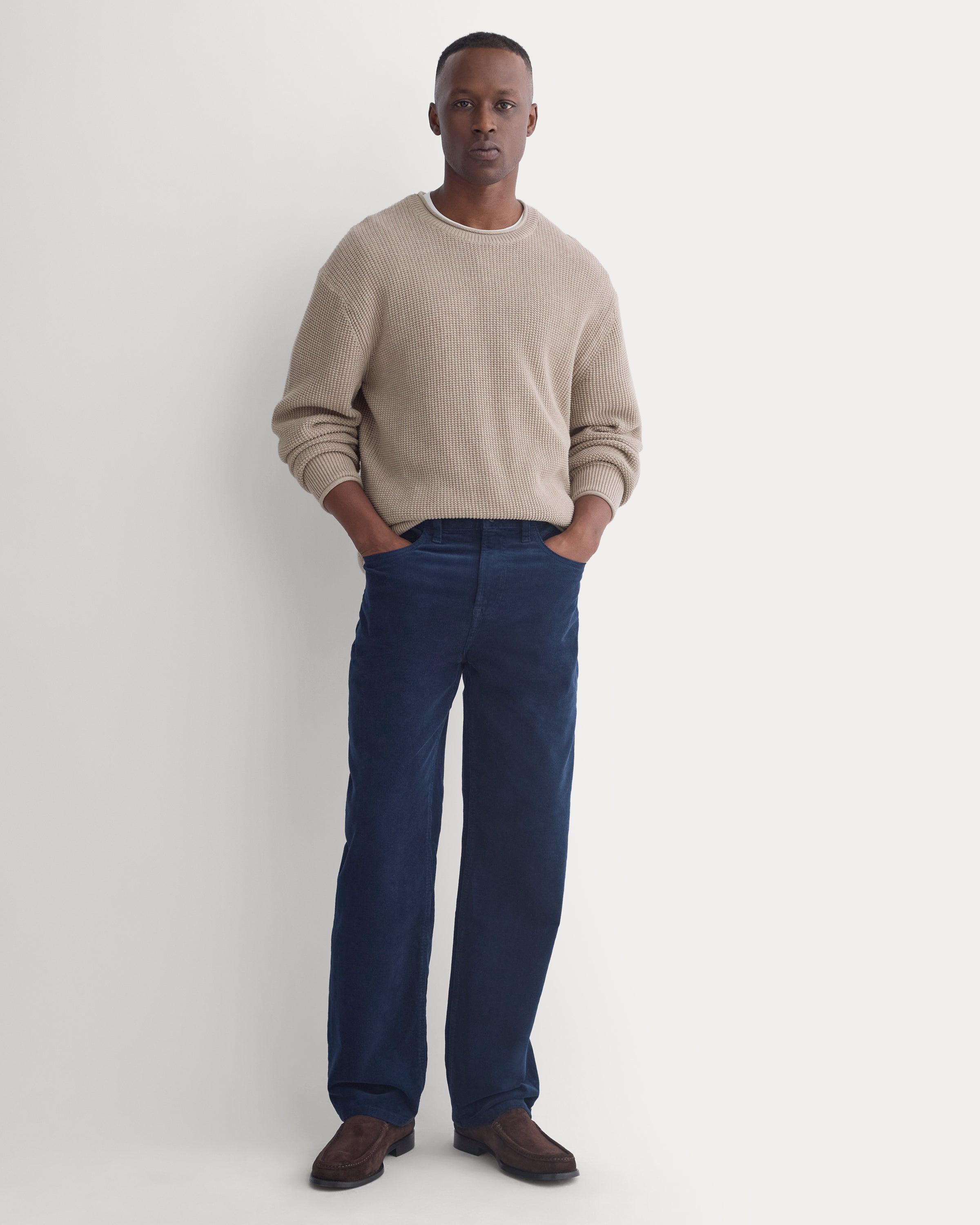 Stretch Corduroy 5-Pocket Pant | Deep Navy – Everlane