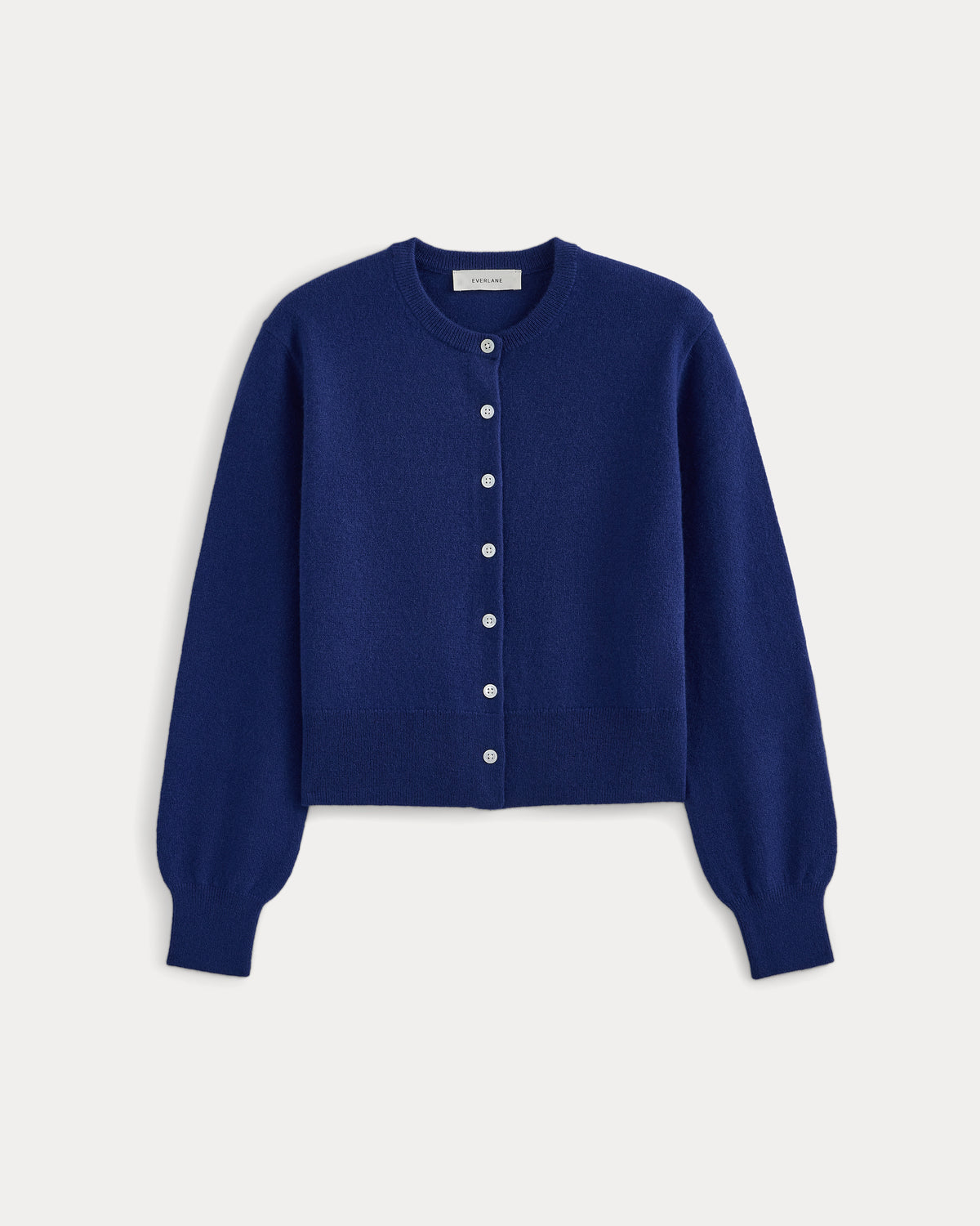 Cashmere Cropped Cardigan | Klein Blue