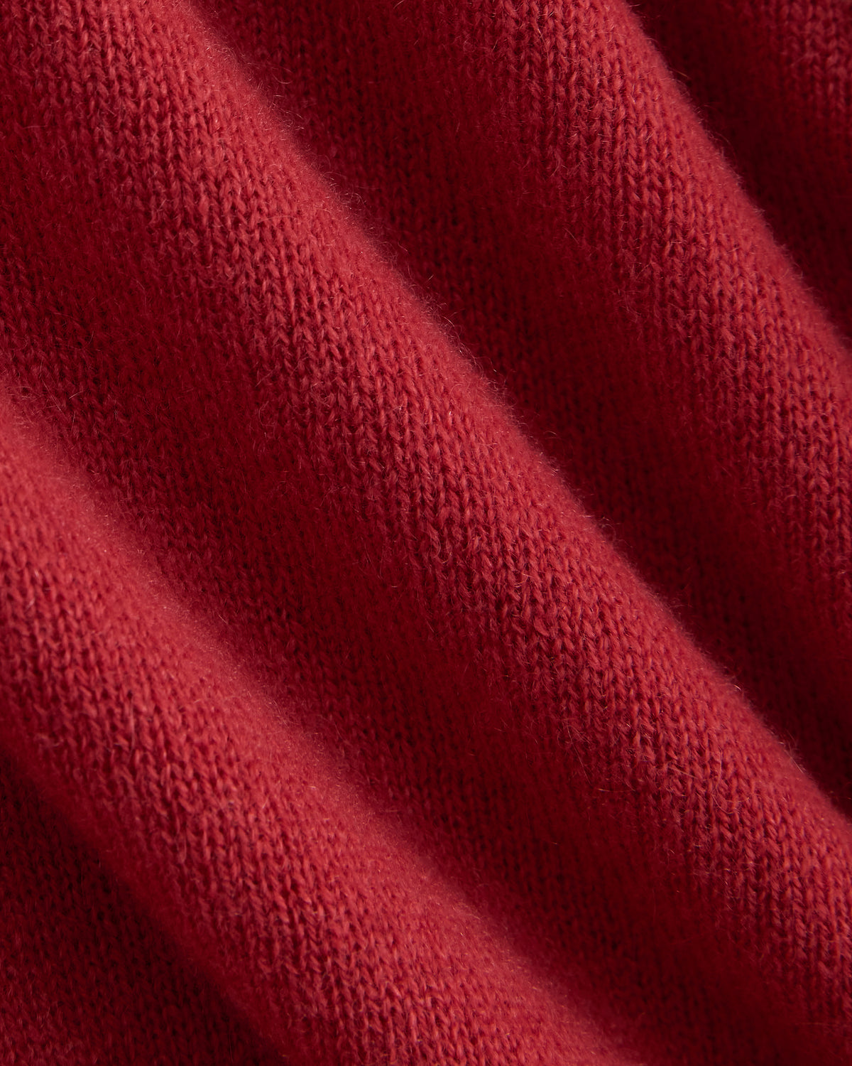Cashmere Cropped Cardigan | Vintage Red