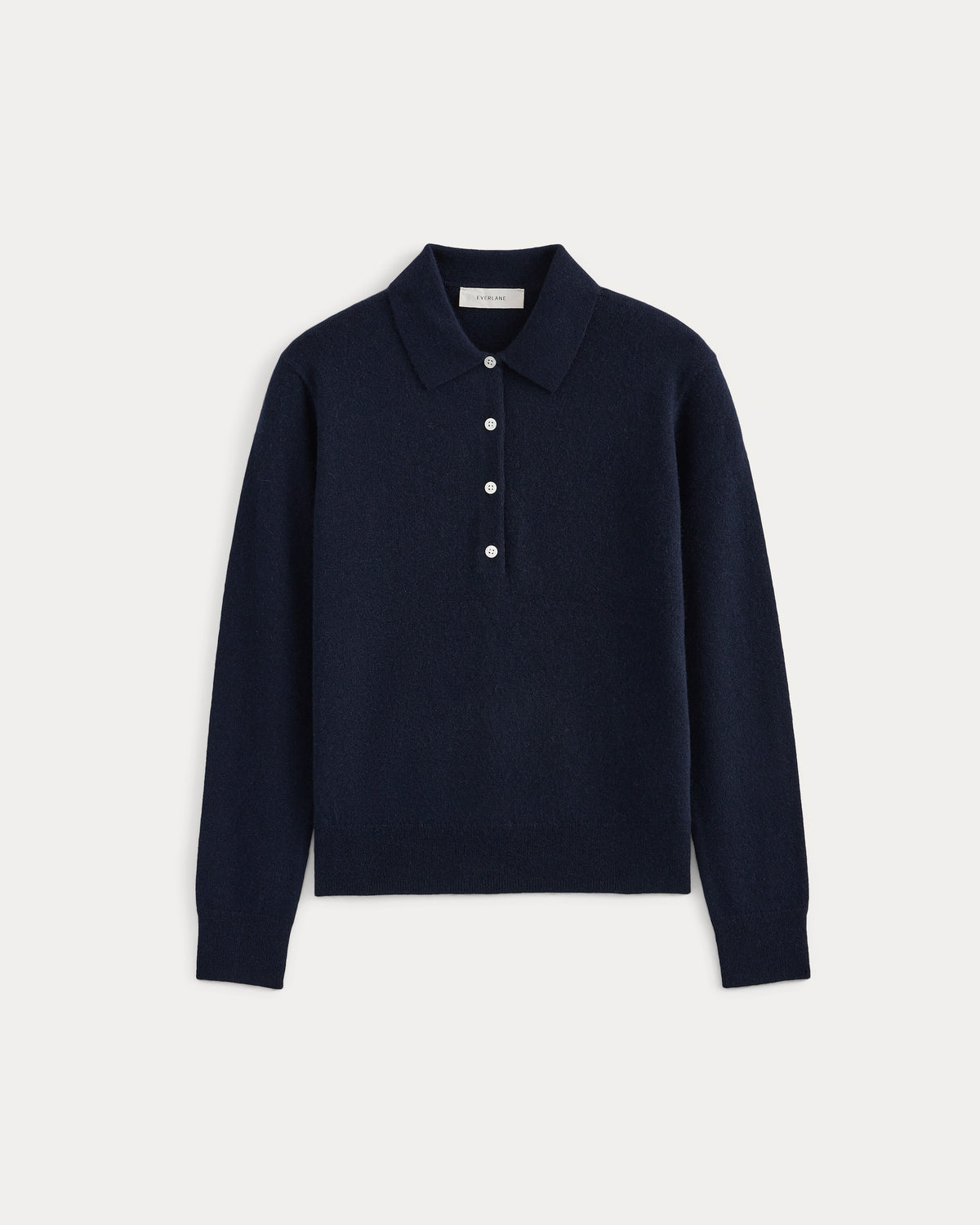 Fine Cashmere Classic Polo | Navy